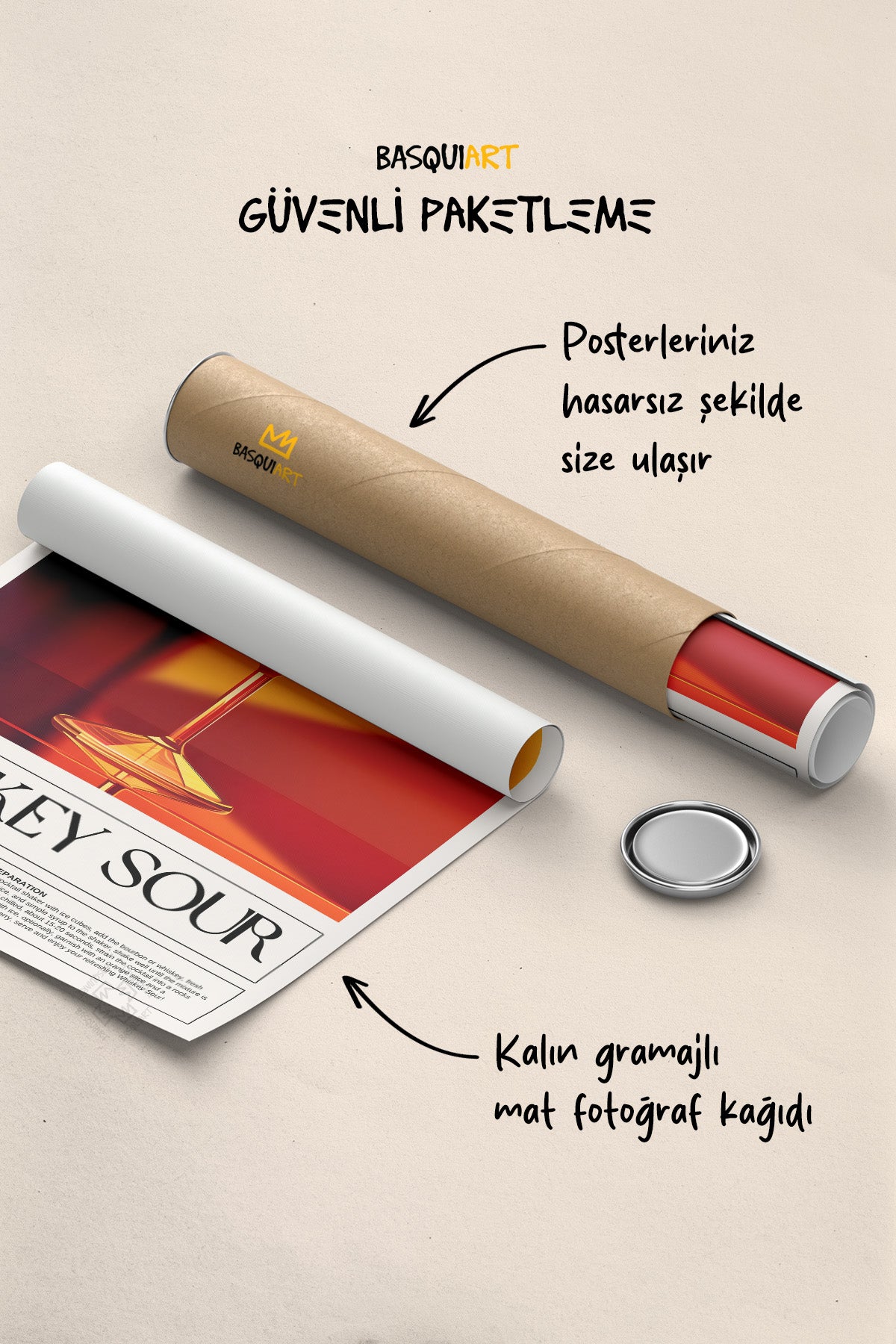 Kokteyl Temalı 6'lı Poster Seti, Duvar Dekoru No:20