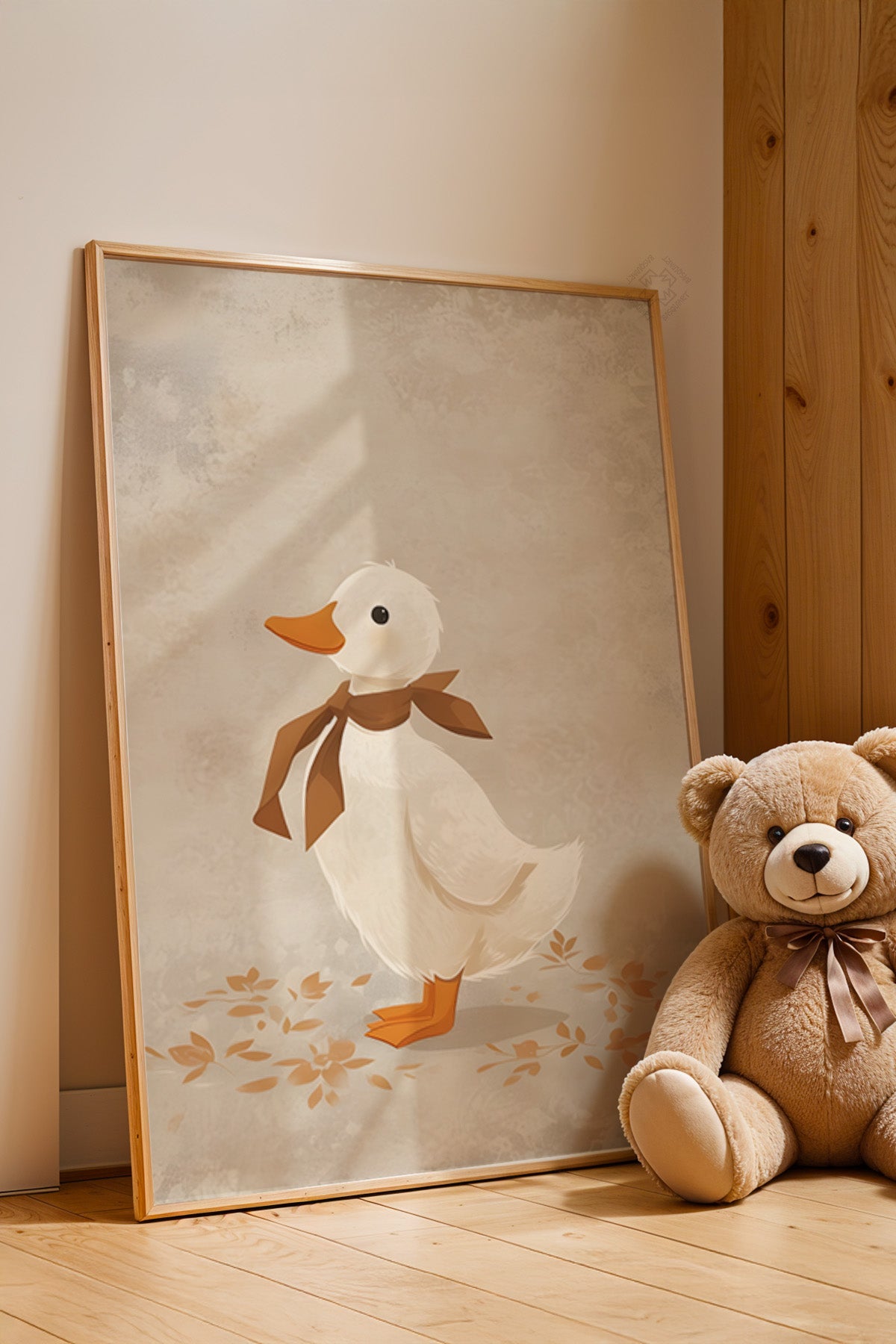 Çocuk Odası, Bebek Odası Ahşap Çerçeveli Poster, Tablo No:61