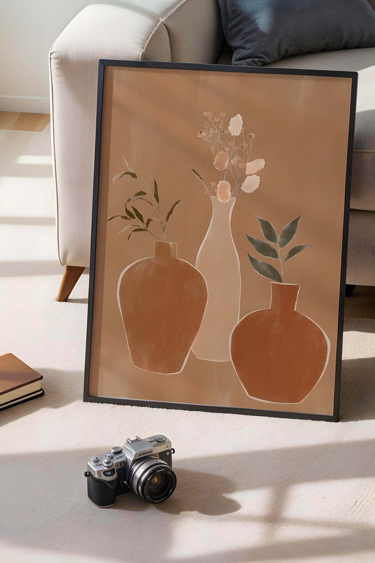 Bohemian Serisi Siyah Çerçeveli Poster, Tablo No:35
