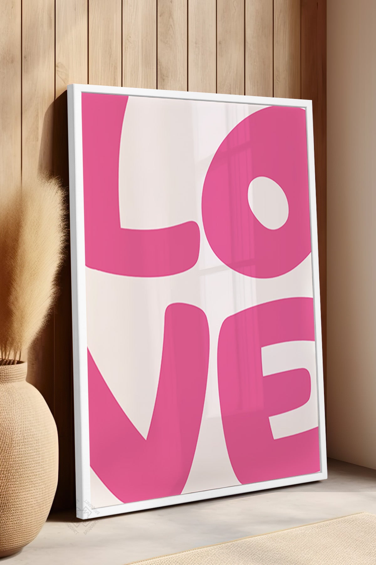 Lucky You Serisi Beyaz Çerçeveli Poster, Tablo Duvar Dekoru No:45