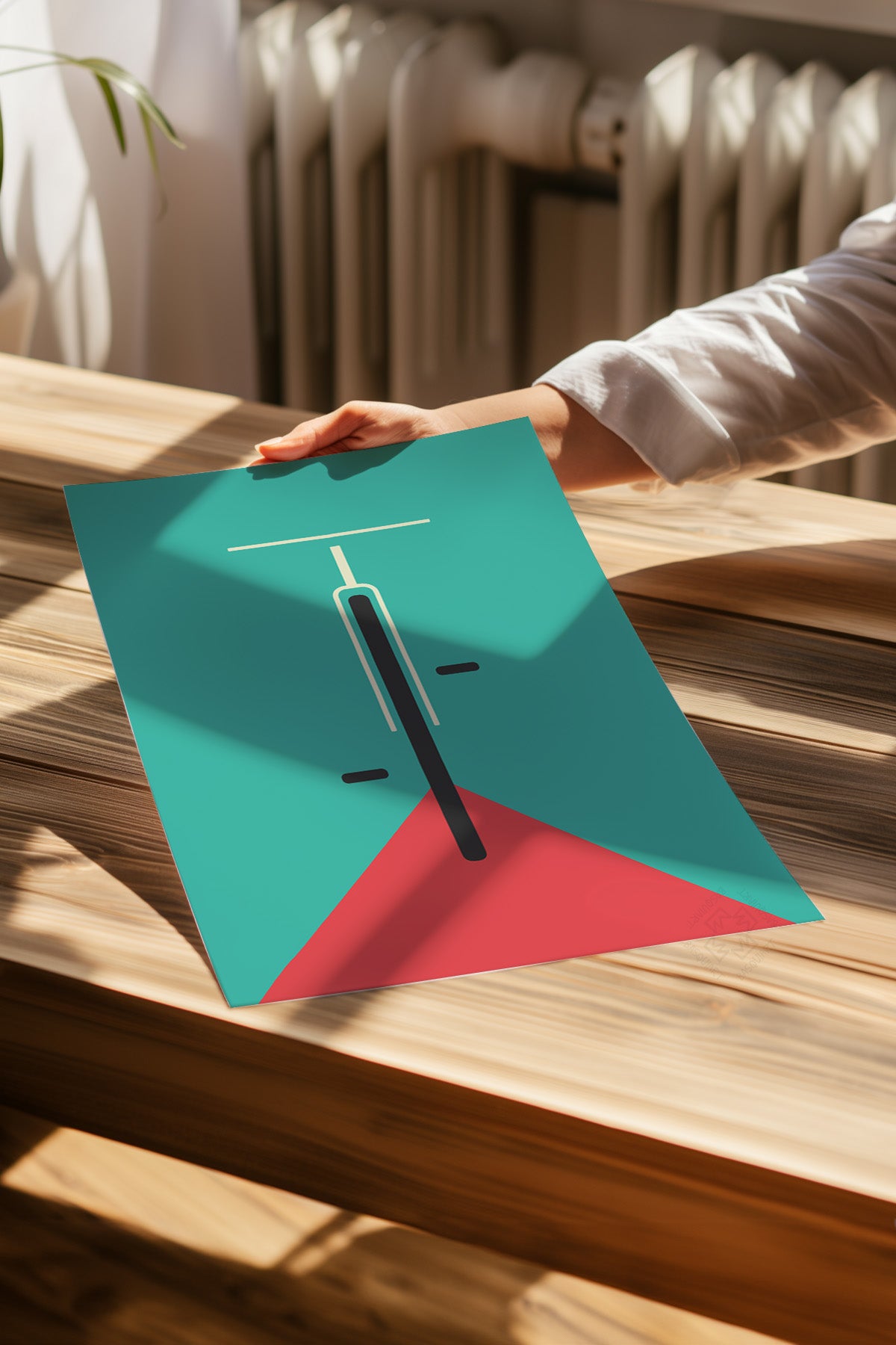 Bauhaus Minimalist 4'lü Poster Seti, Duvar Dekoru No:28
