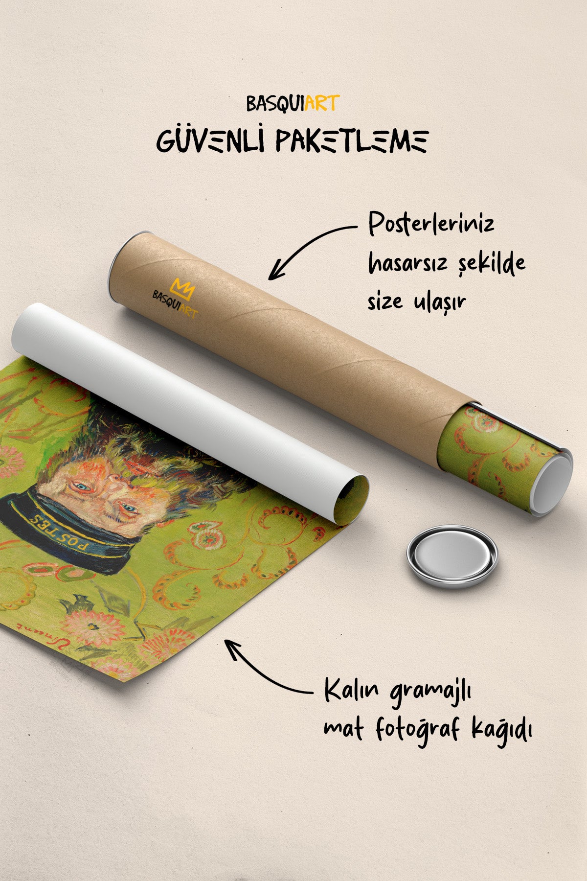 Van Gogh 3'lü Poster Seti, Duvar Dekoru No:1