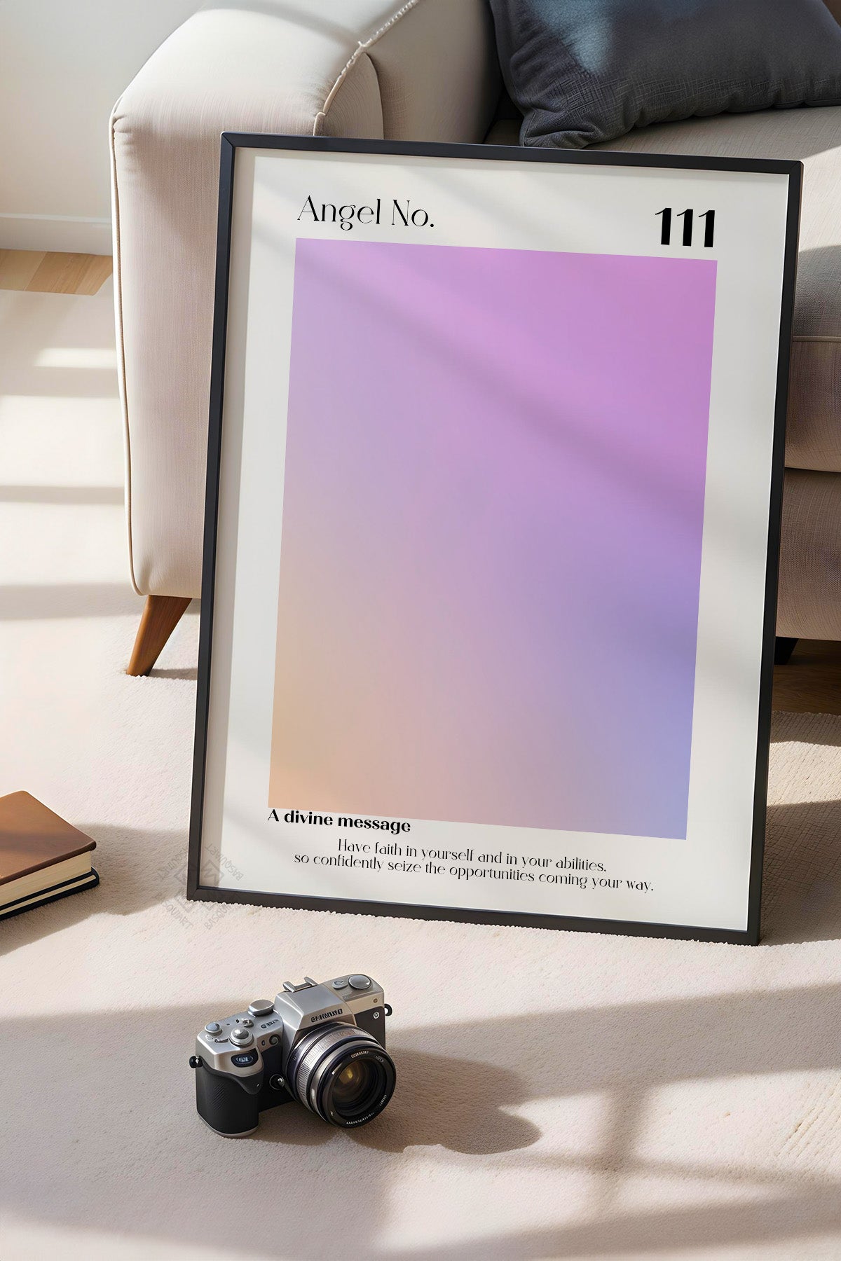 Aura Serisi Siyah Çerçeveli Poster, Tablo No:67