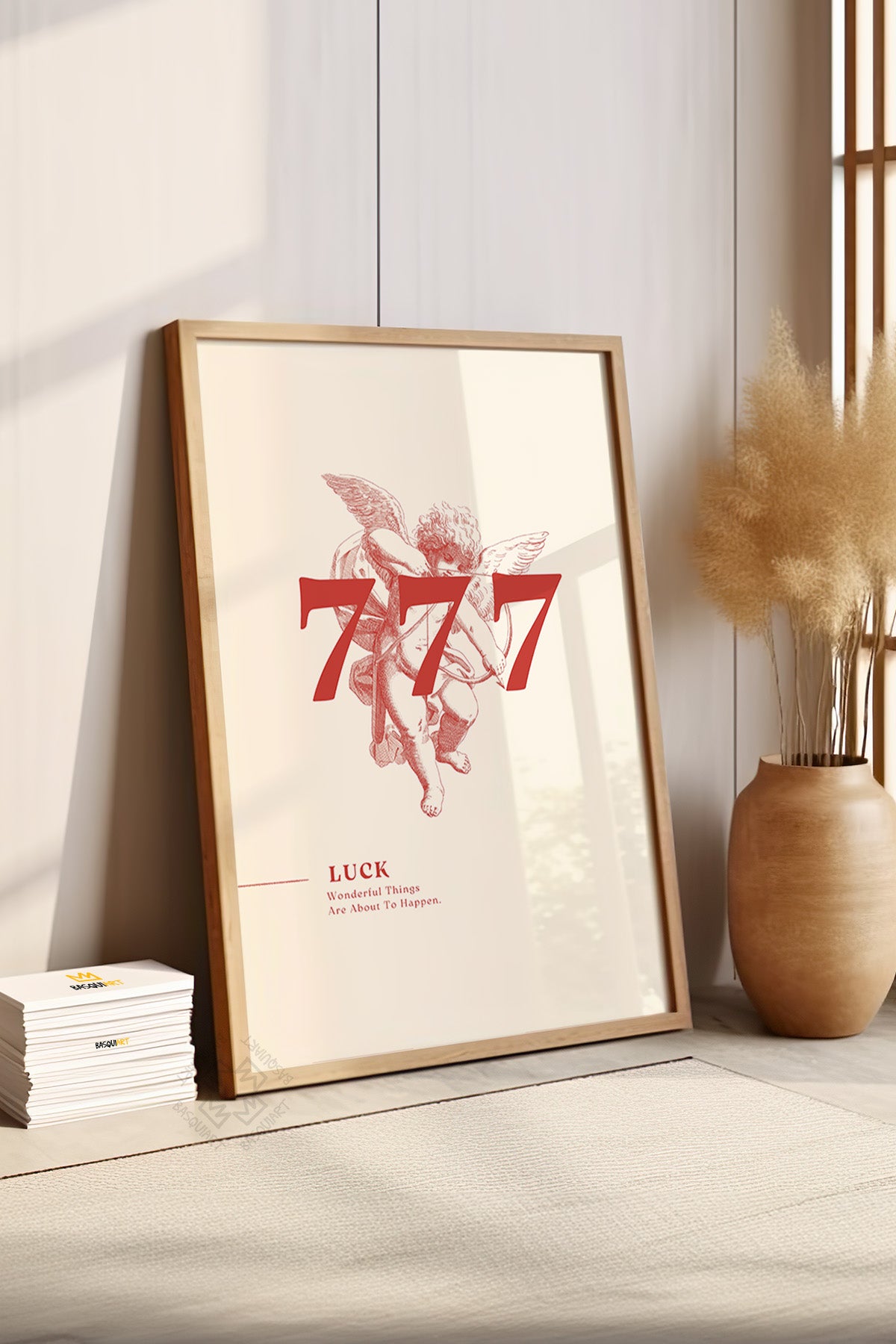 Lucky You Serisi Ahşap Çerçeveli Poster, Tablo Duvar Dekoru No:66
