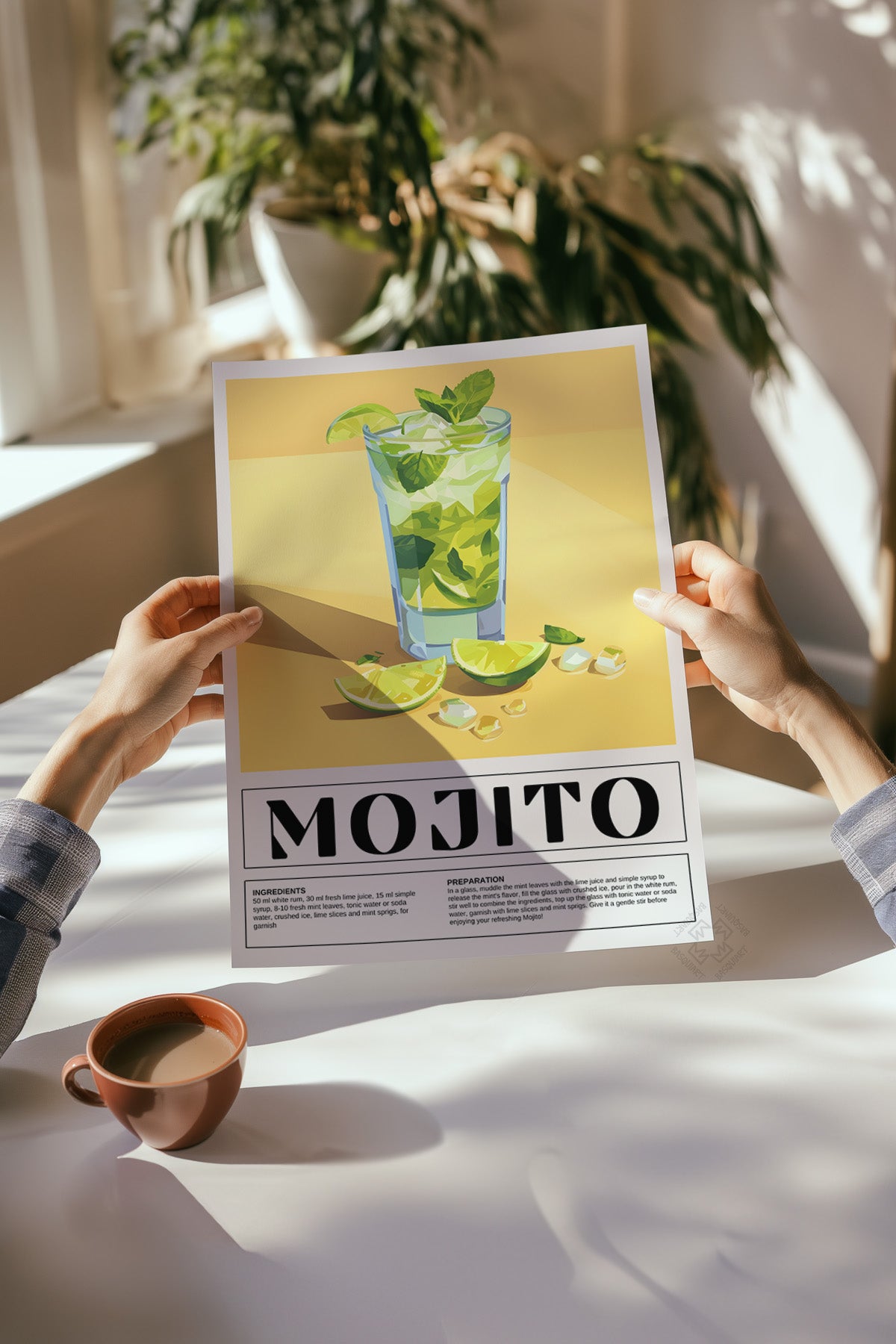 Kokteyl Serisi Poster, Cafe, Restoran, Mutfak Duvar Dekoru No:4