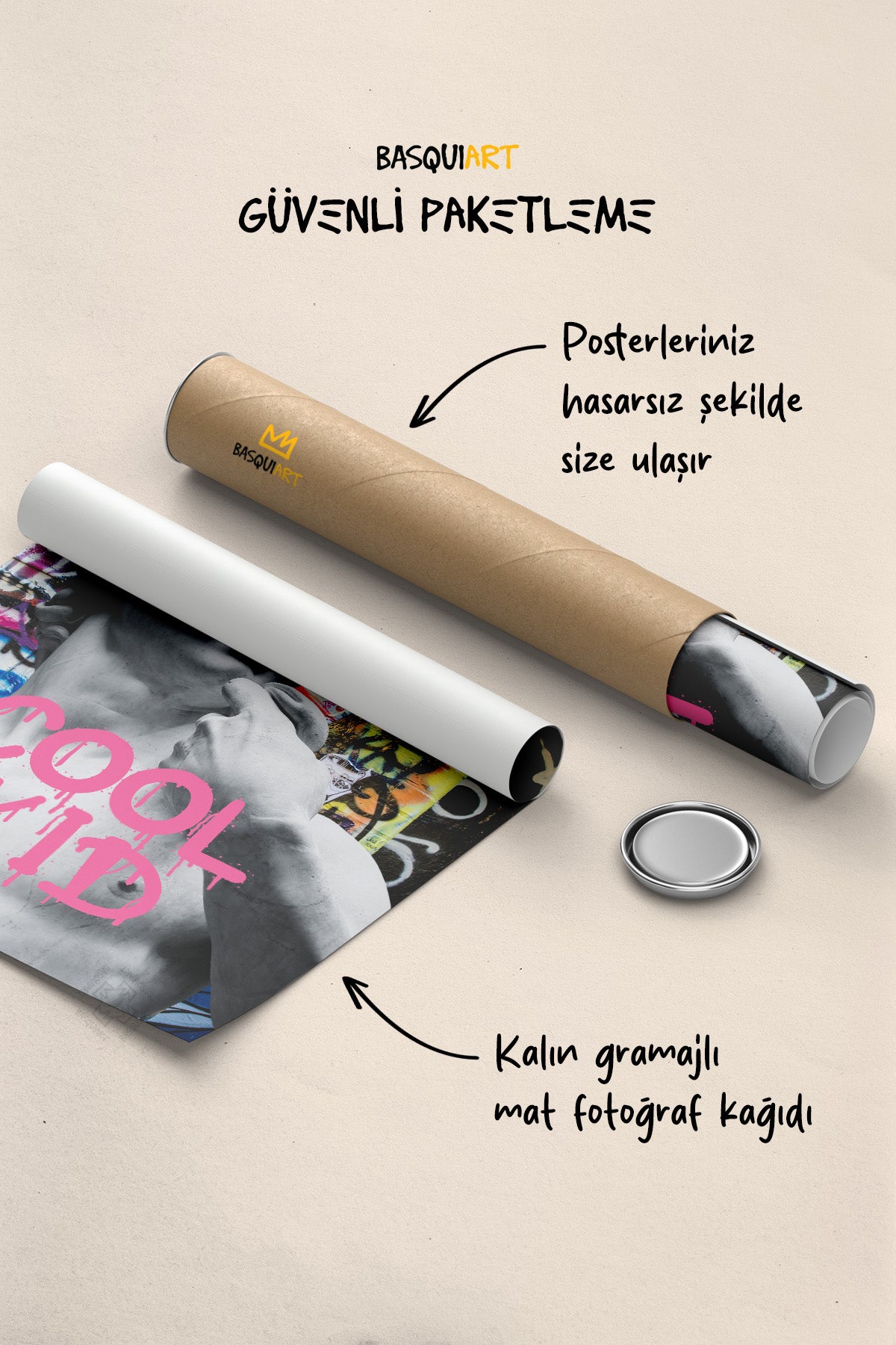 Modern Sanat 2'li Poster Seti, Duvar Dekoru No:35