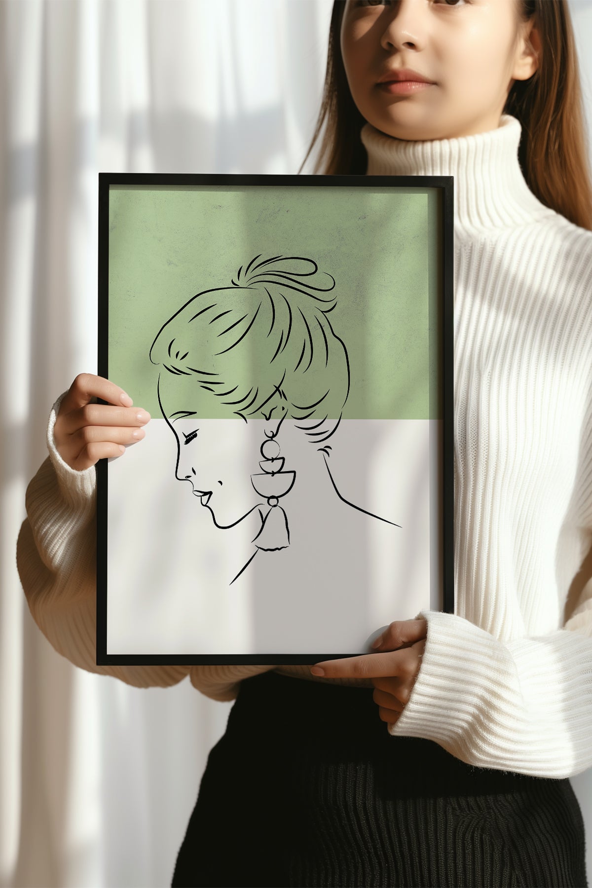Bohemian Serisi Siyah Çerçeveli Poster, Tablo No:52