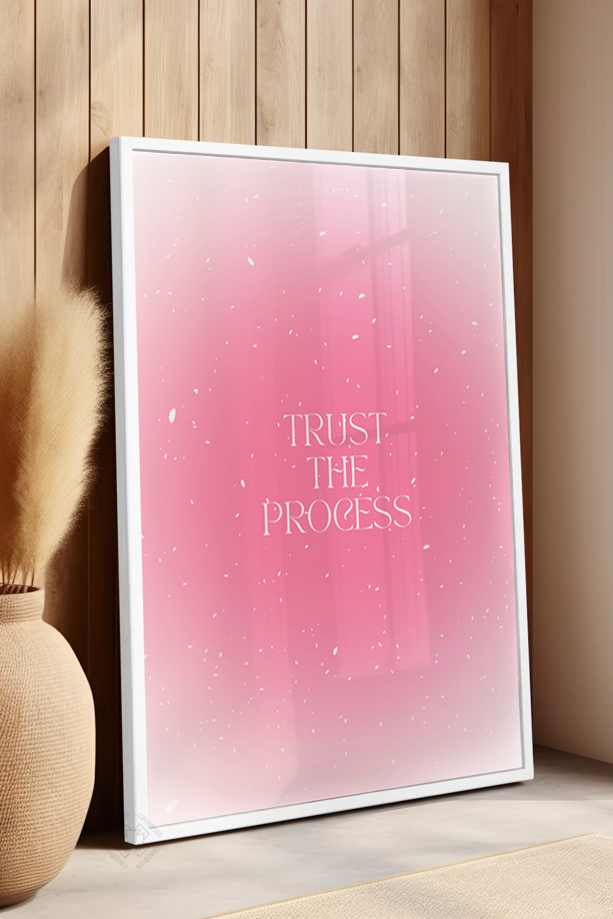 Aura Serisi Beyaz Çerçeveli Poster, Tablo No:104