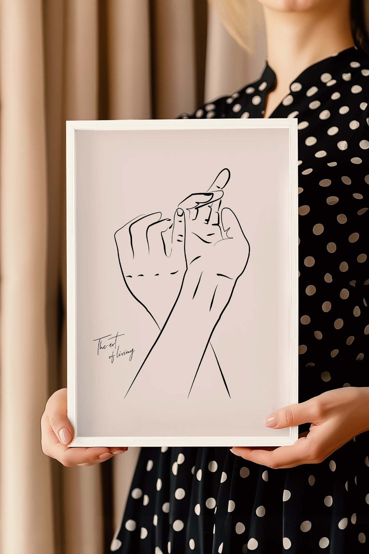 Bohemian Serisi Beyaz Çerçeveli Poster, Tablo No:84