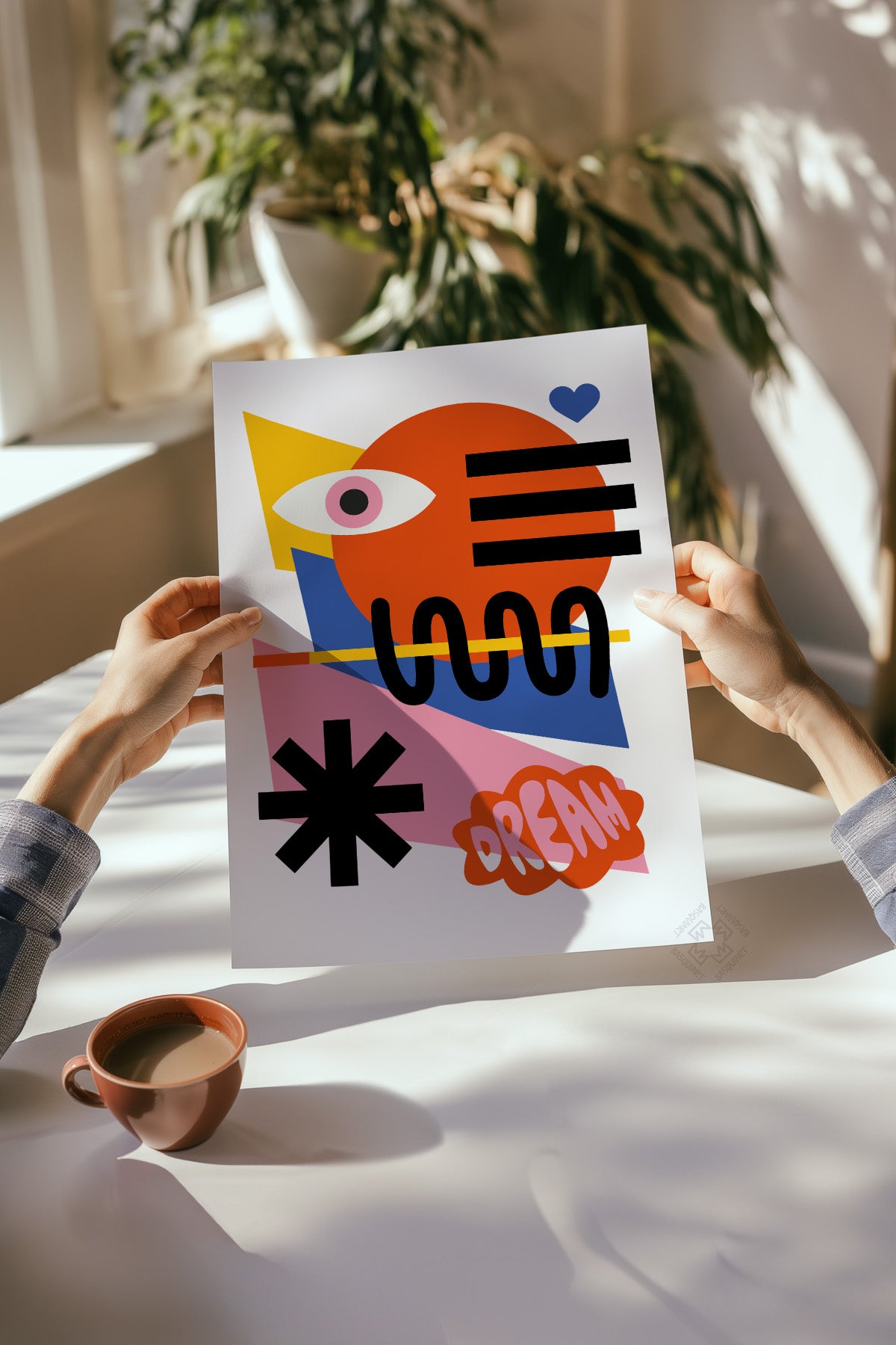 Bauhaus 9'lu Poster Seti, Duvar Dekoru No:5