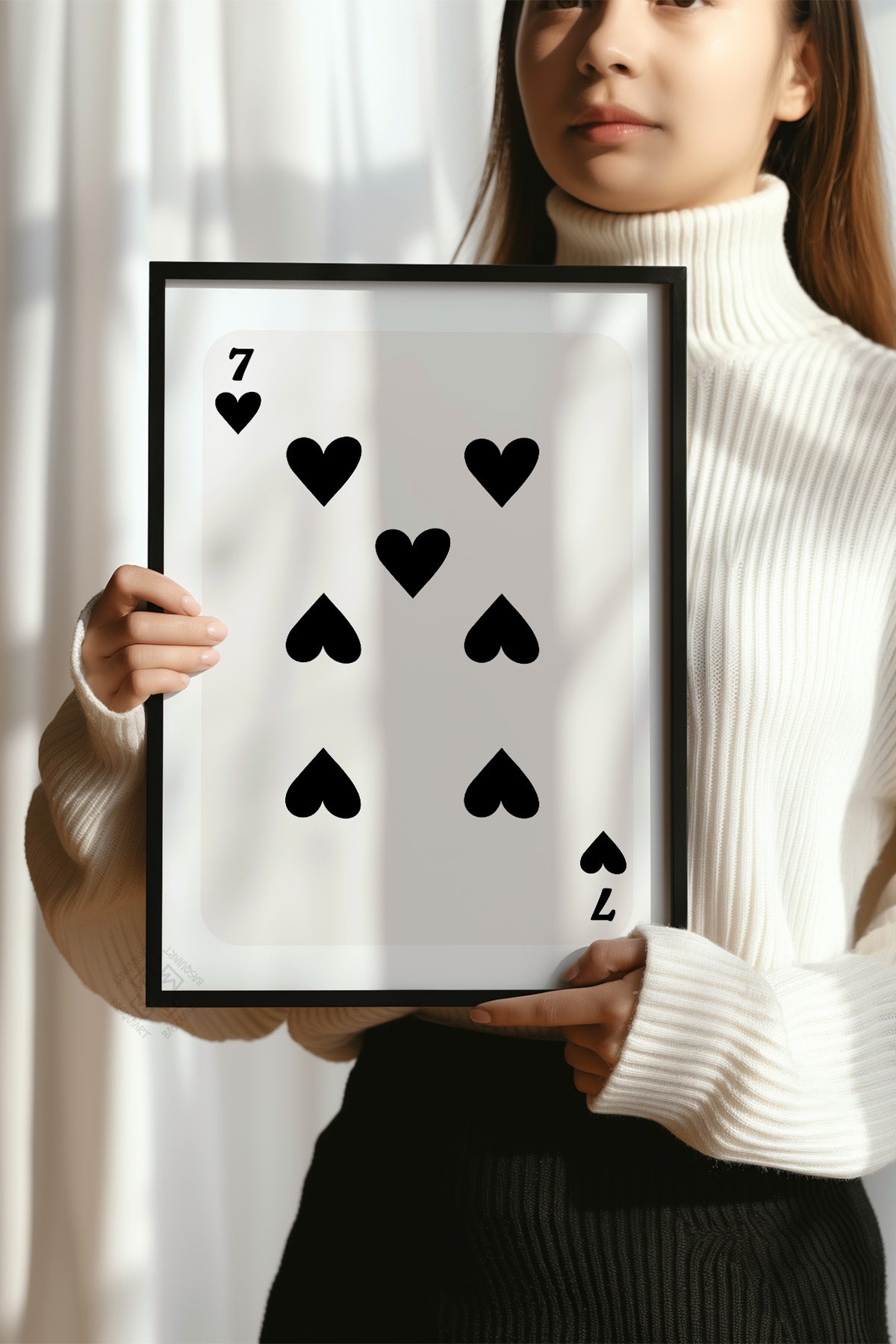 Lucky You Serisi Siyah Çerçeveli Poster, Tablo Duvar Dekoru No:121