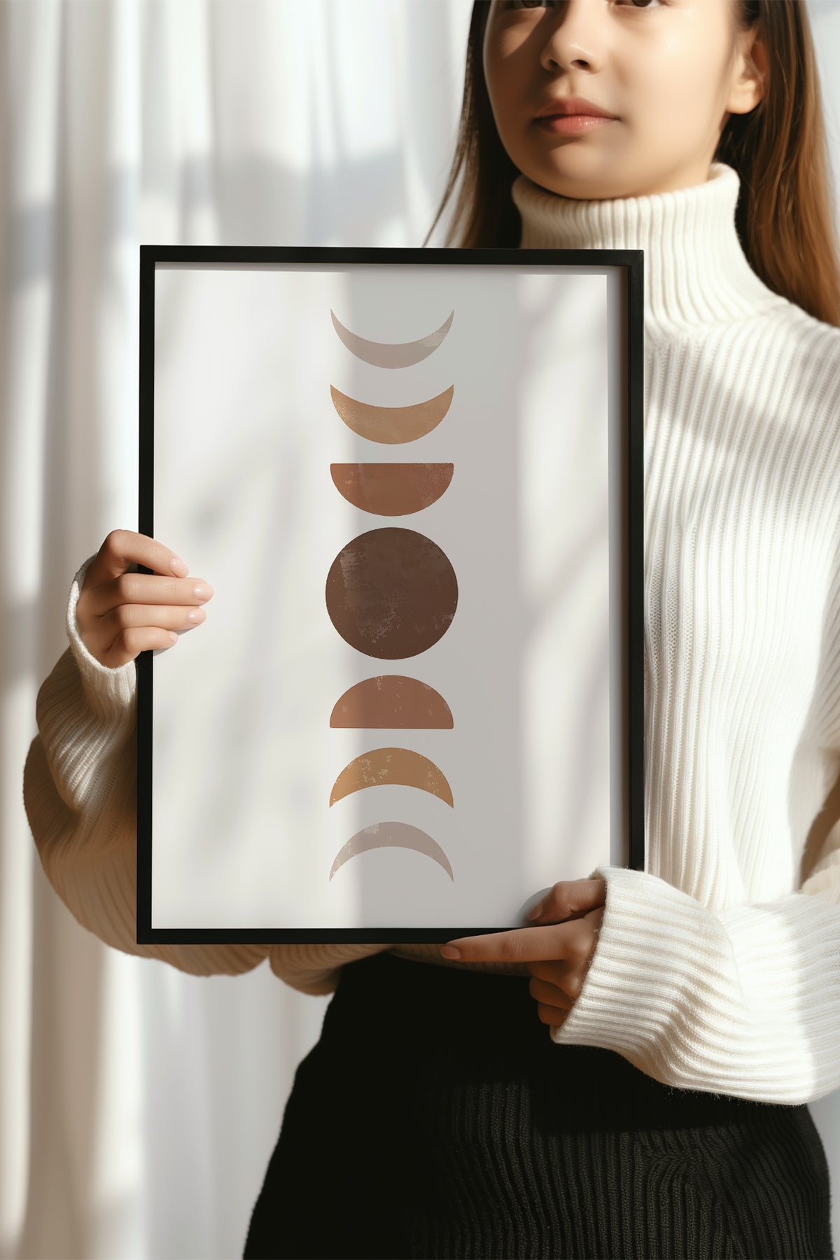 Bohemian Serisi Siyah Çerçeveli Poster, Tablo No:29