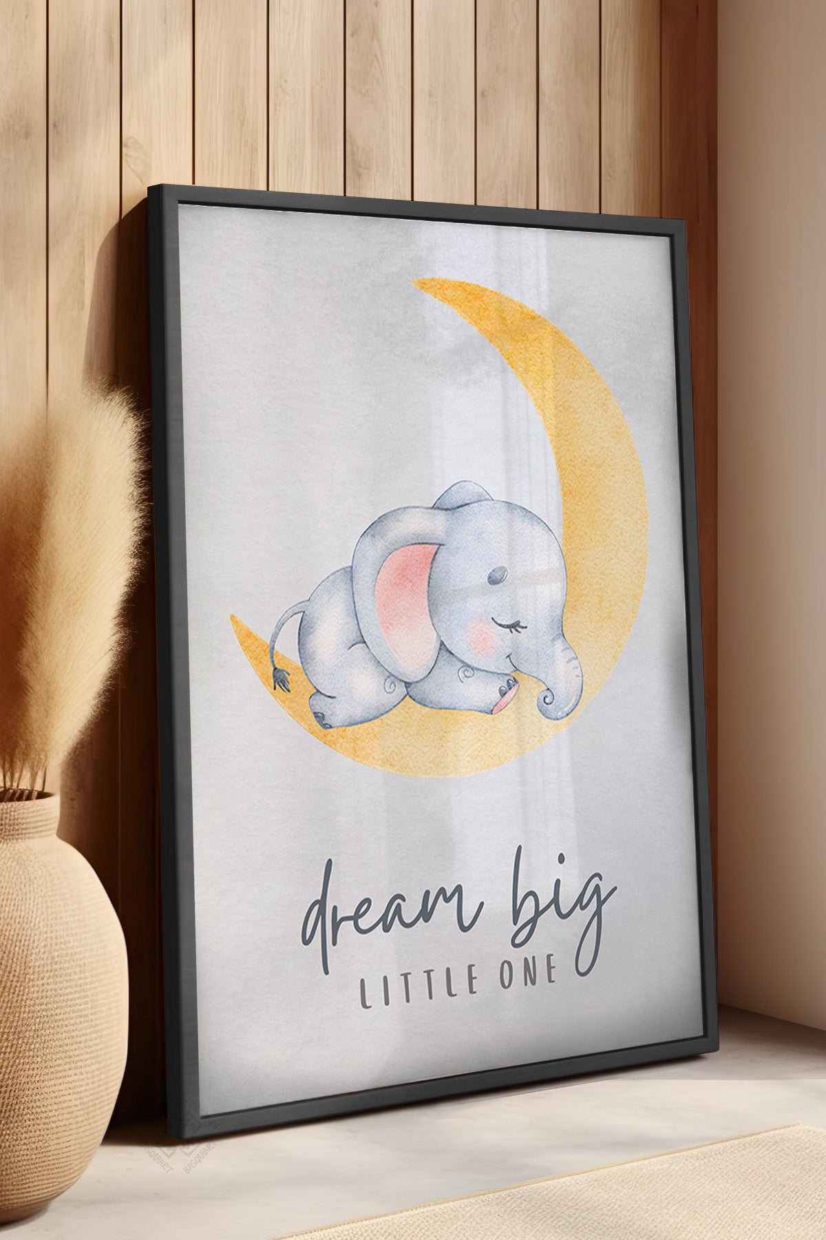 Çocuk Odası, Bebek Odası Siyah Çerçeveli Poster, Tablo No:27