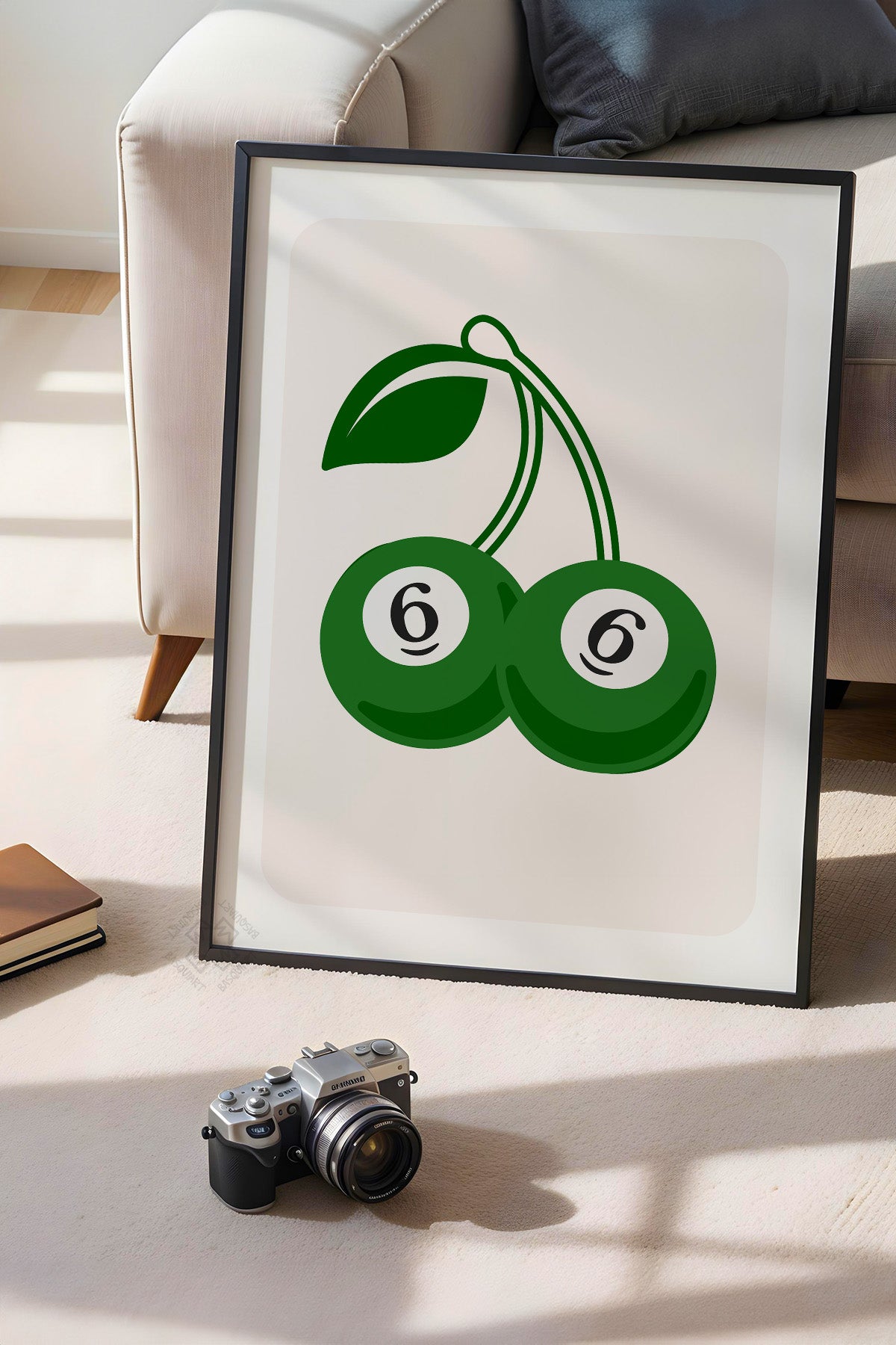 Lucky You Serisi Siyah Çerçeveli Poster, Tablo Duvar Dekoru No:137