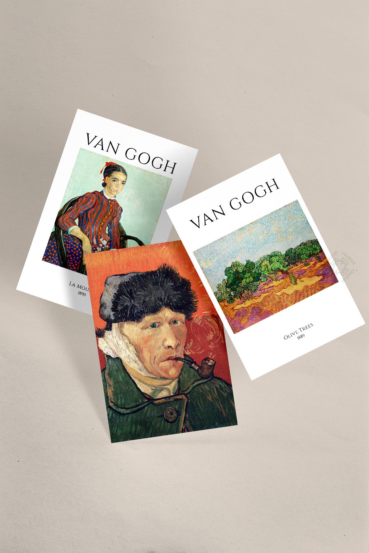Van Gogh 9'lu Poster Seti, Duvar Dekoru No:1