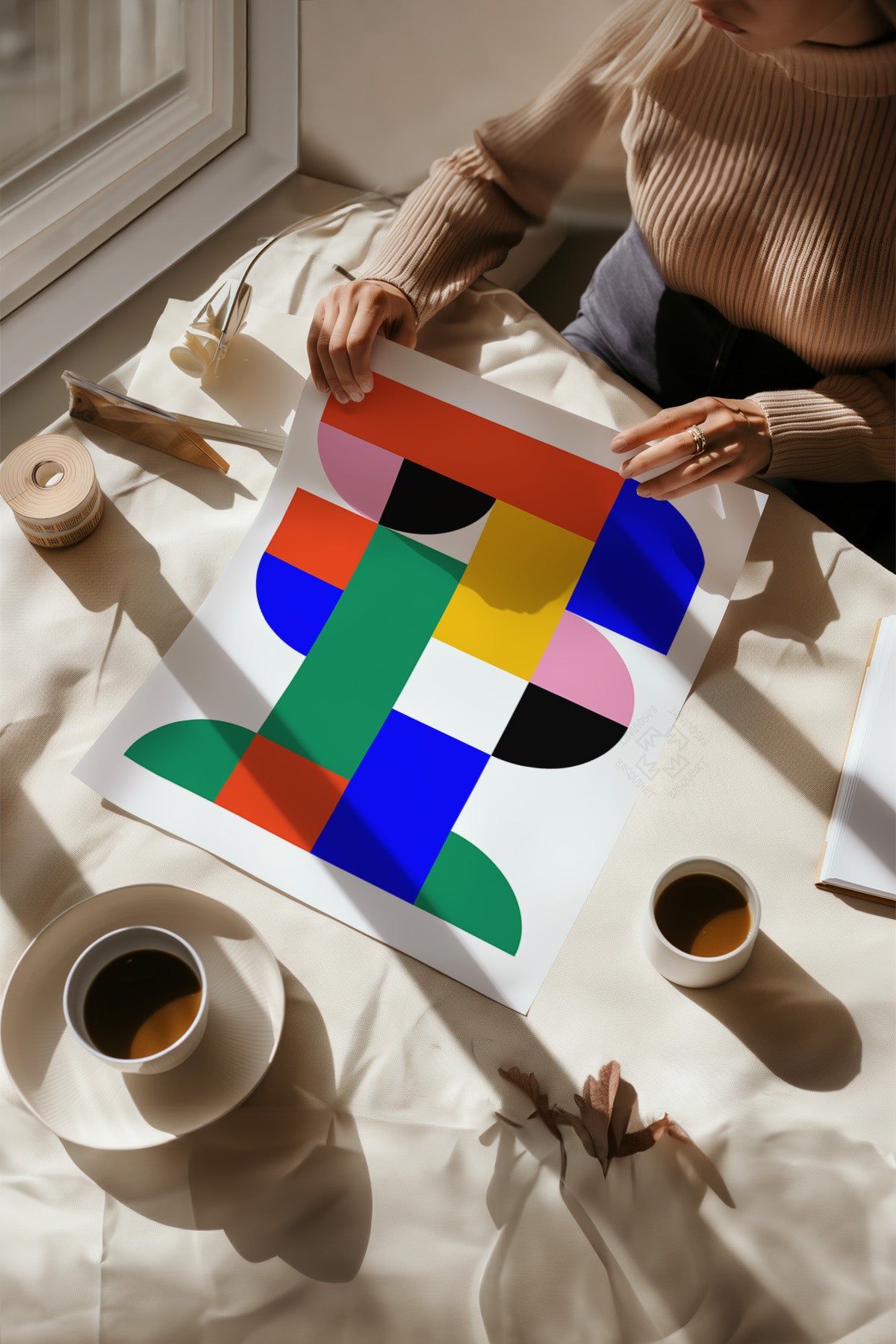 Bauhaus 4'lü Poster Seti, Duvar Dekoru No:22