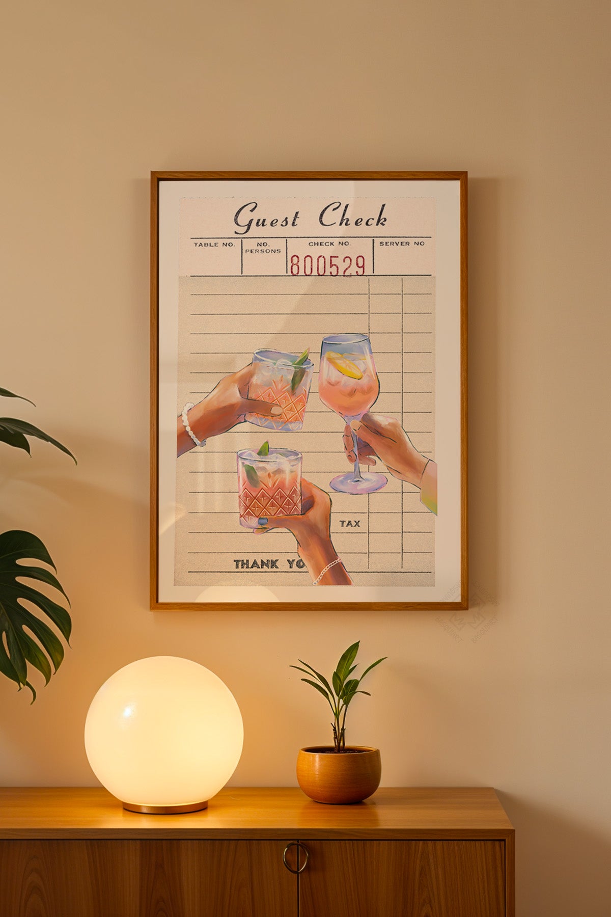 Lucky You Serisi Ahşap Çerçeveli Poster, Tablo Duvar Dekoru No:13