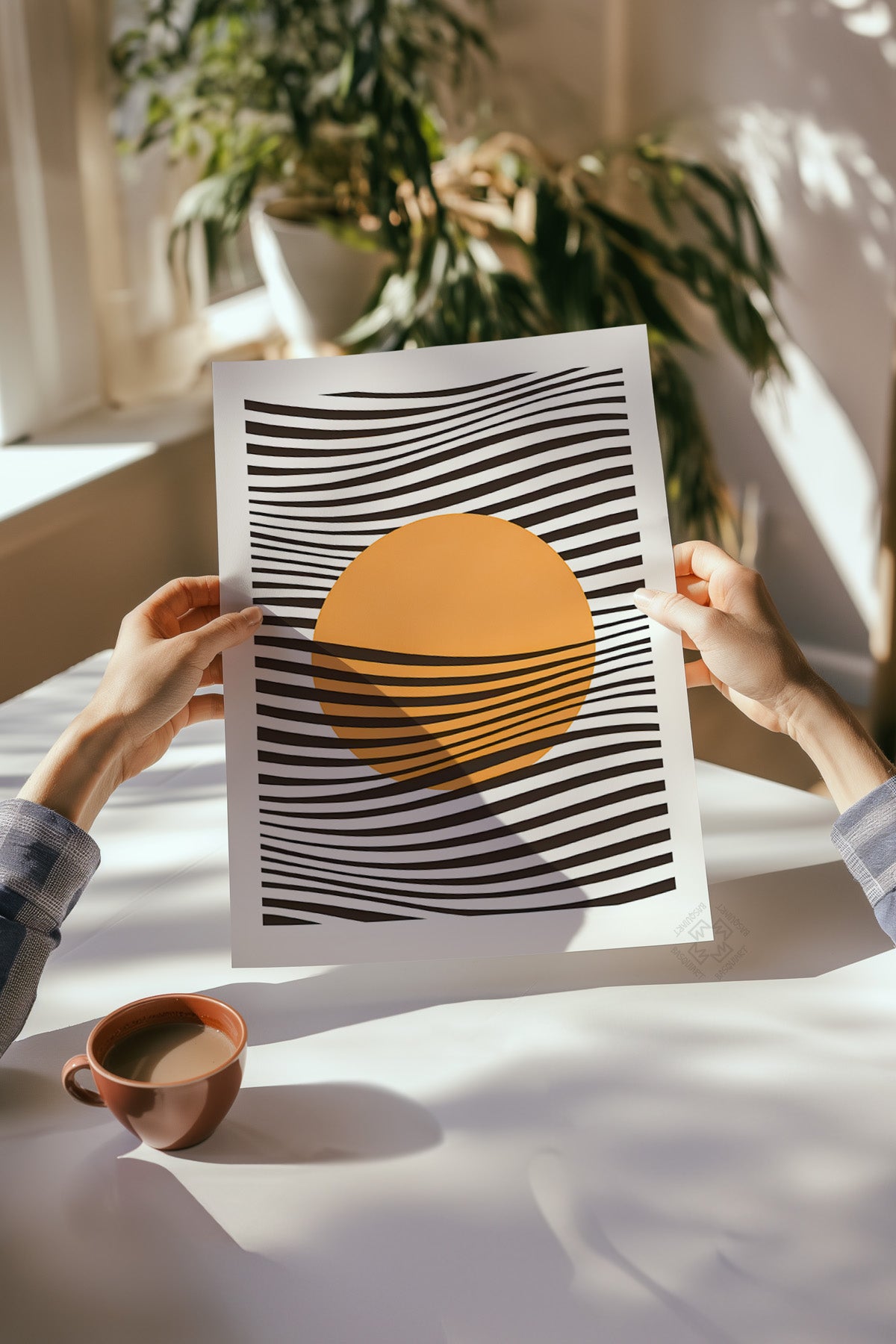 Bauhaus Minimalist 4'lü Poster Seti, Duvar Dekoru No:29