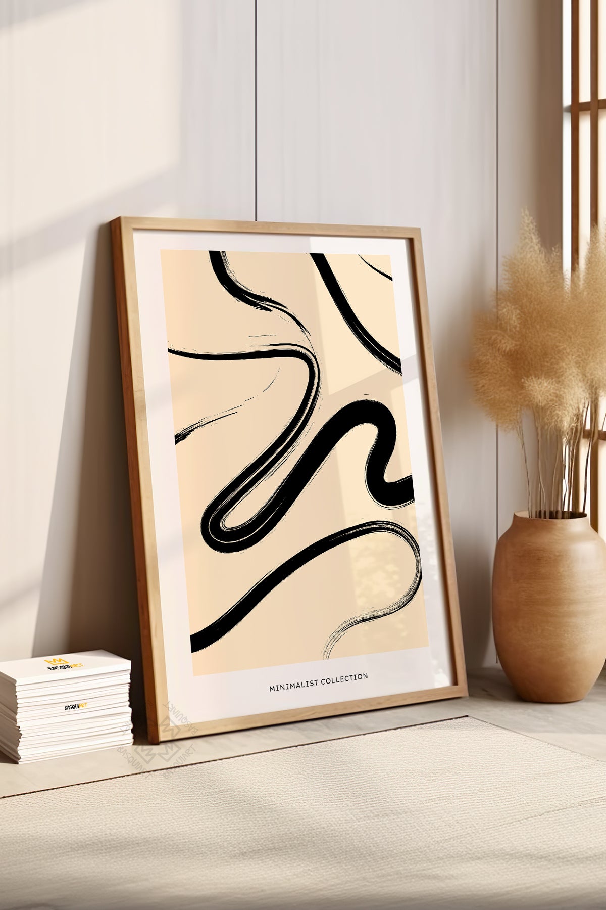 Bohemian Serisi Ahşap Çerçeveli Poster, Tablo No:136