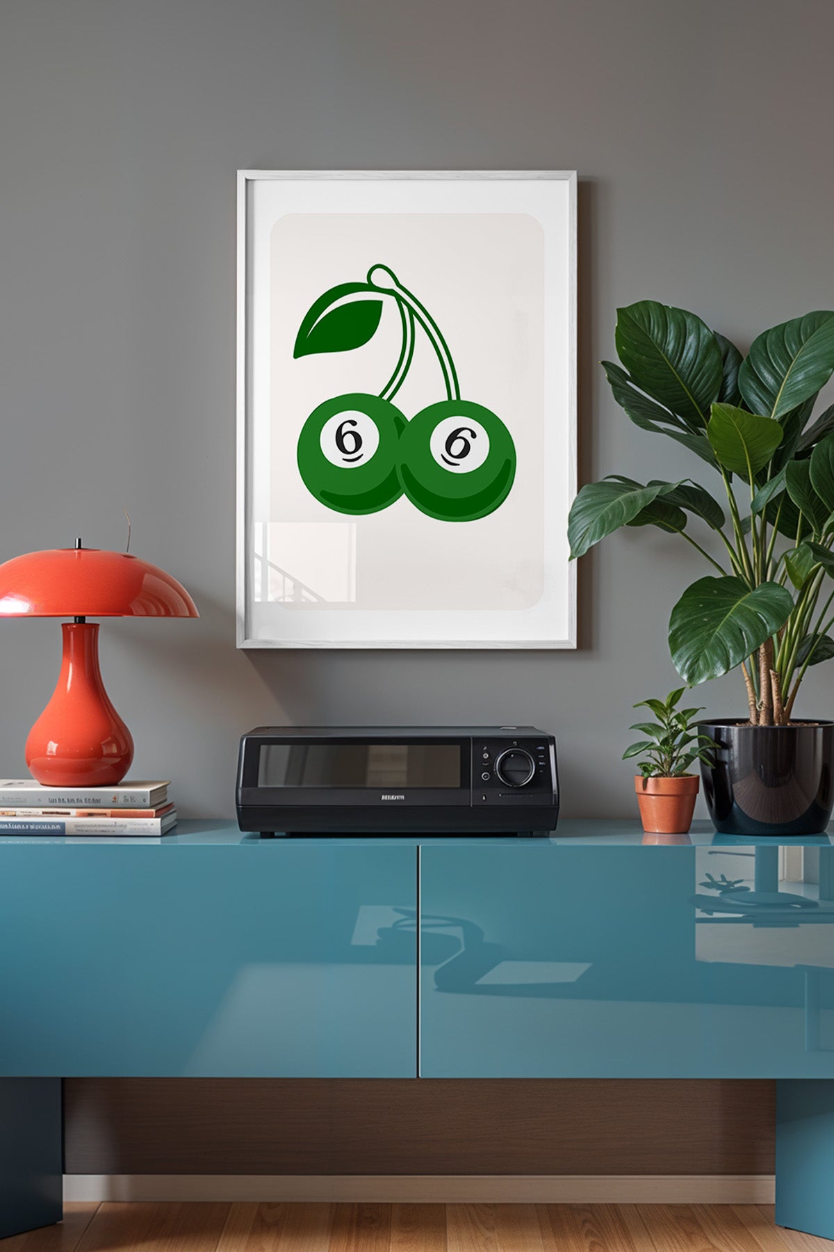 Lucky You Serisi Beyaz Çerçeveli Poster, Tablo Duvar Dekoru No:137
