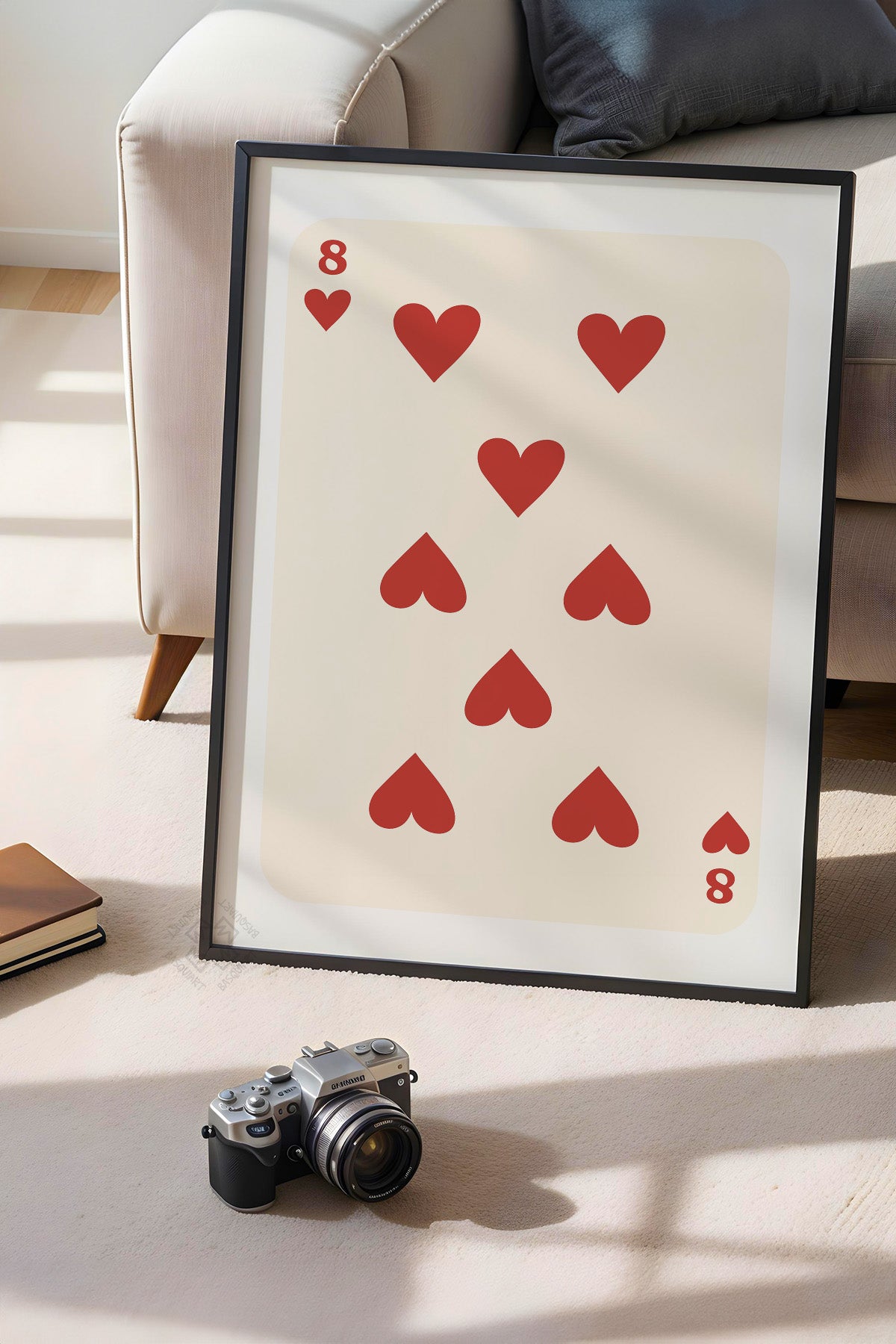 Lucky You Serisi Siyah Çerçeveli Poster, Tablo Duvar Dekoru No:77