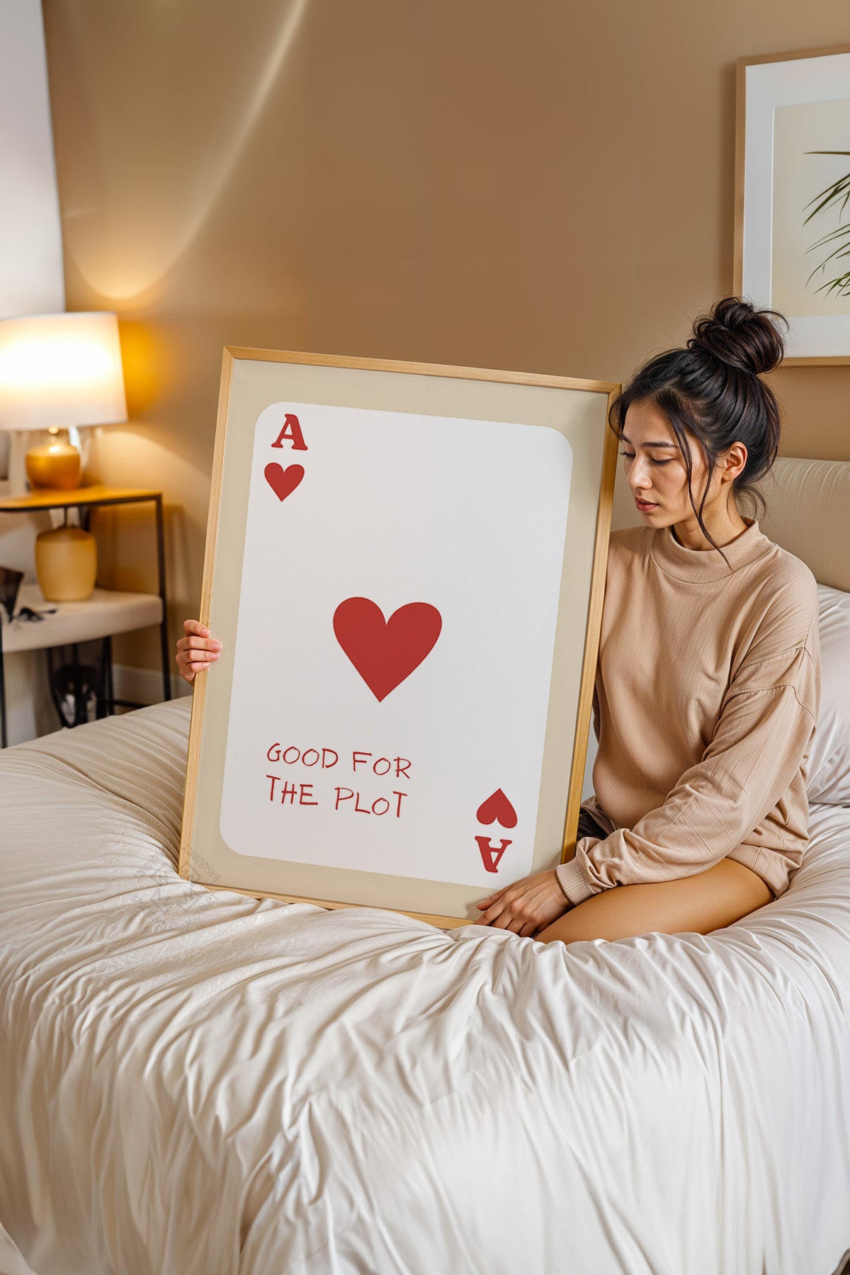 Lucky You Serisi Ahşap Çerçeveli Poster, Tablo Duvar Dekoru No:68