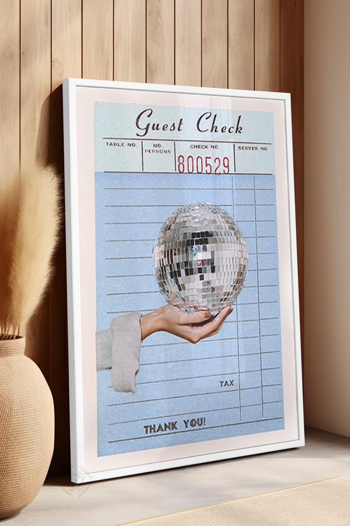 Lucky You Serisi Beyaz Çerçeveli Poster, Tablo Duvar Dekoru No:31