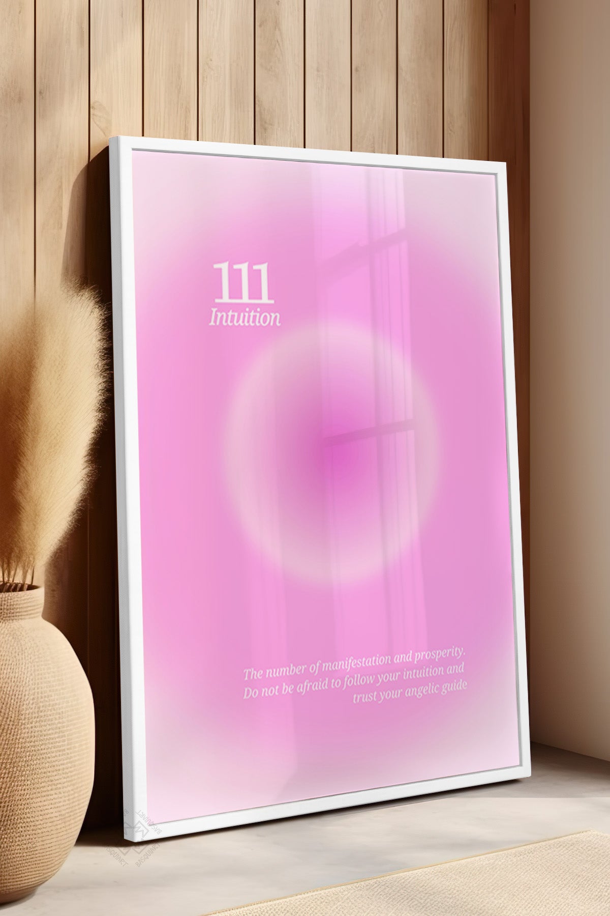 Aura Serisi Beyaz Çerçeveli Poster, Tablo No:166
