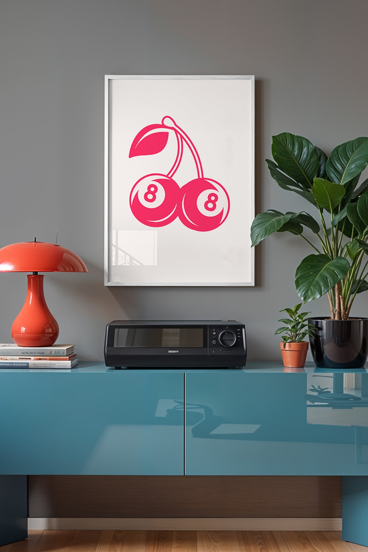 Lucky You Serisi Beyaz Çerçeveli Poster, Tablo Duvar Dekoru No:93