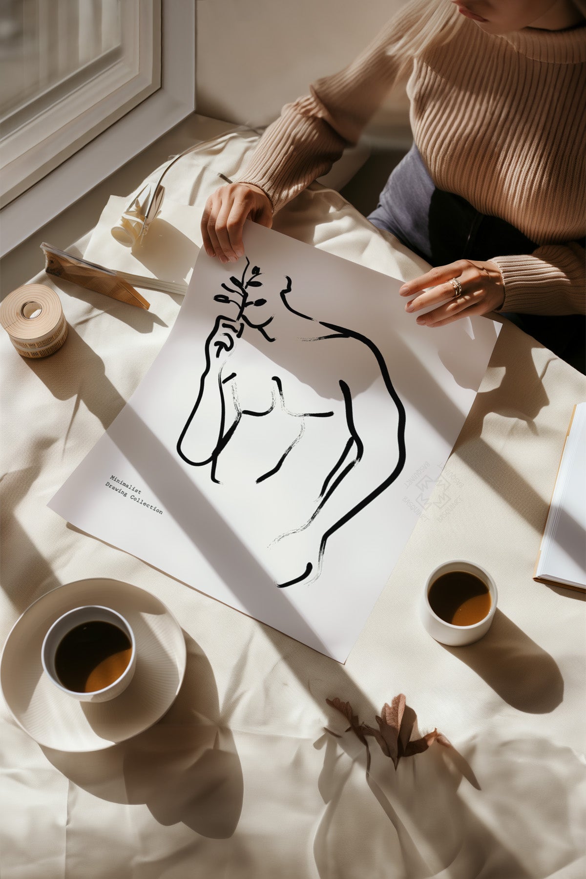 Bohemian 4'lü Poster Seti, Duvar Dekoru No:19