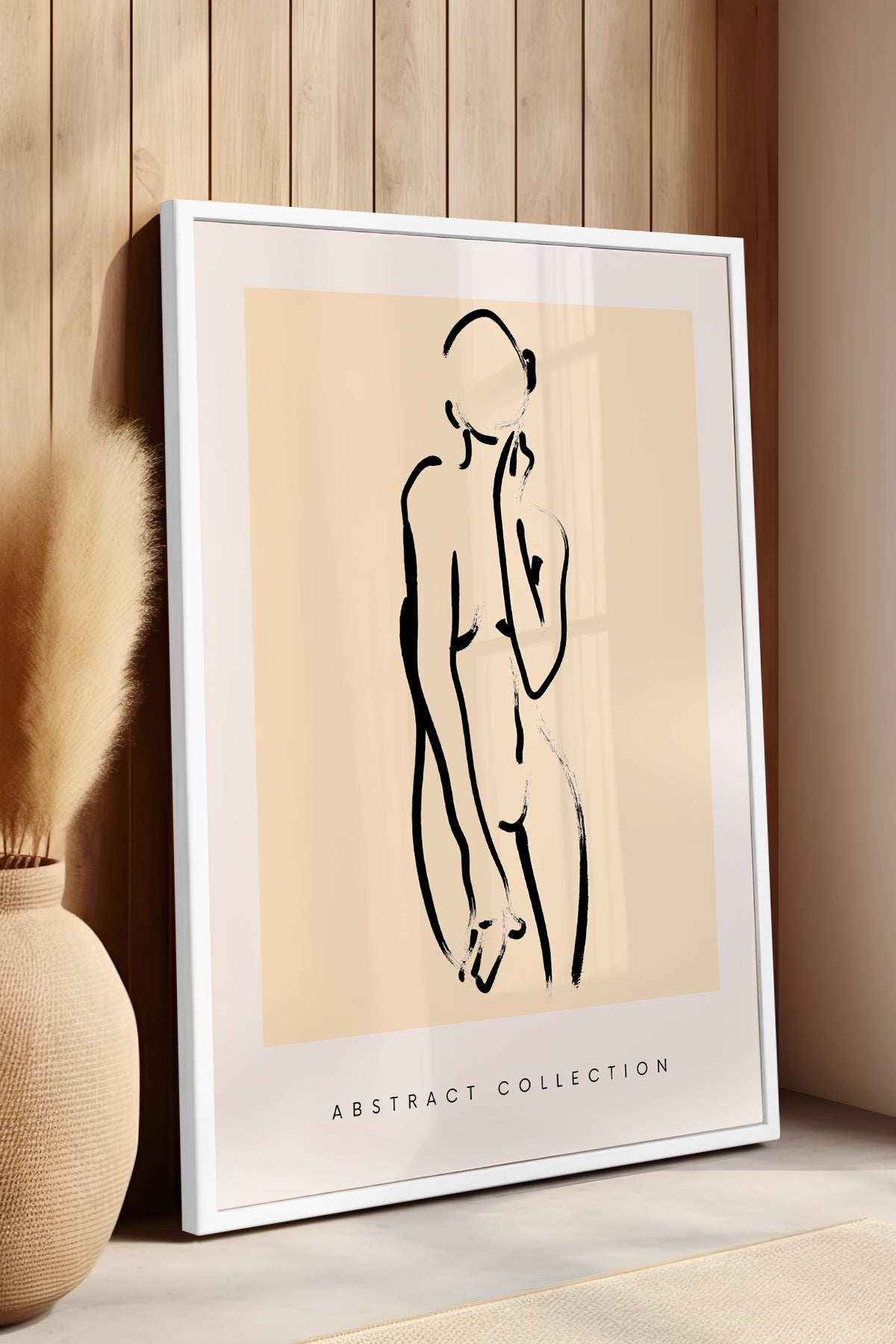 Bohemian Serisi Beyaz Çerçeveli Poster, Tablo No:92