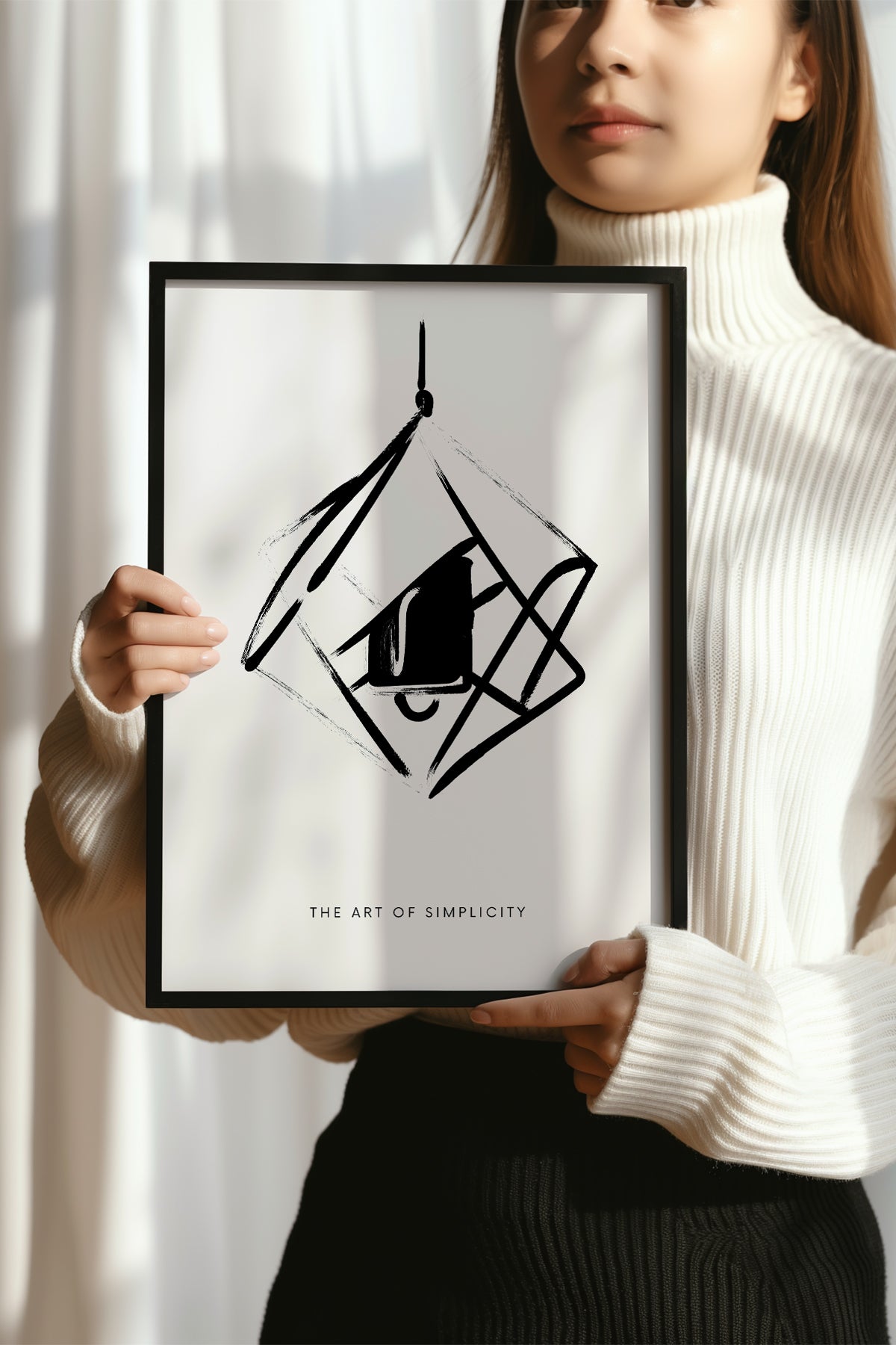 Bohemian Serisi Siyah Çerçeveli Poster, Tablo No:76