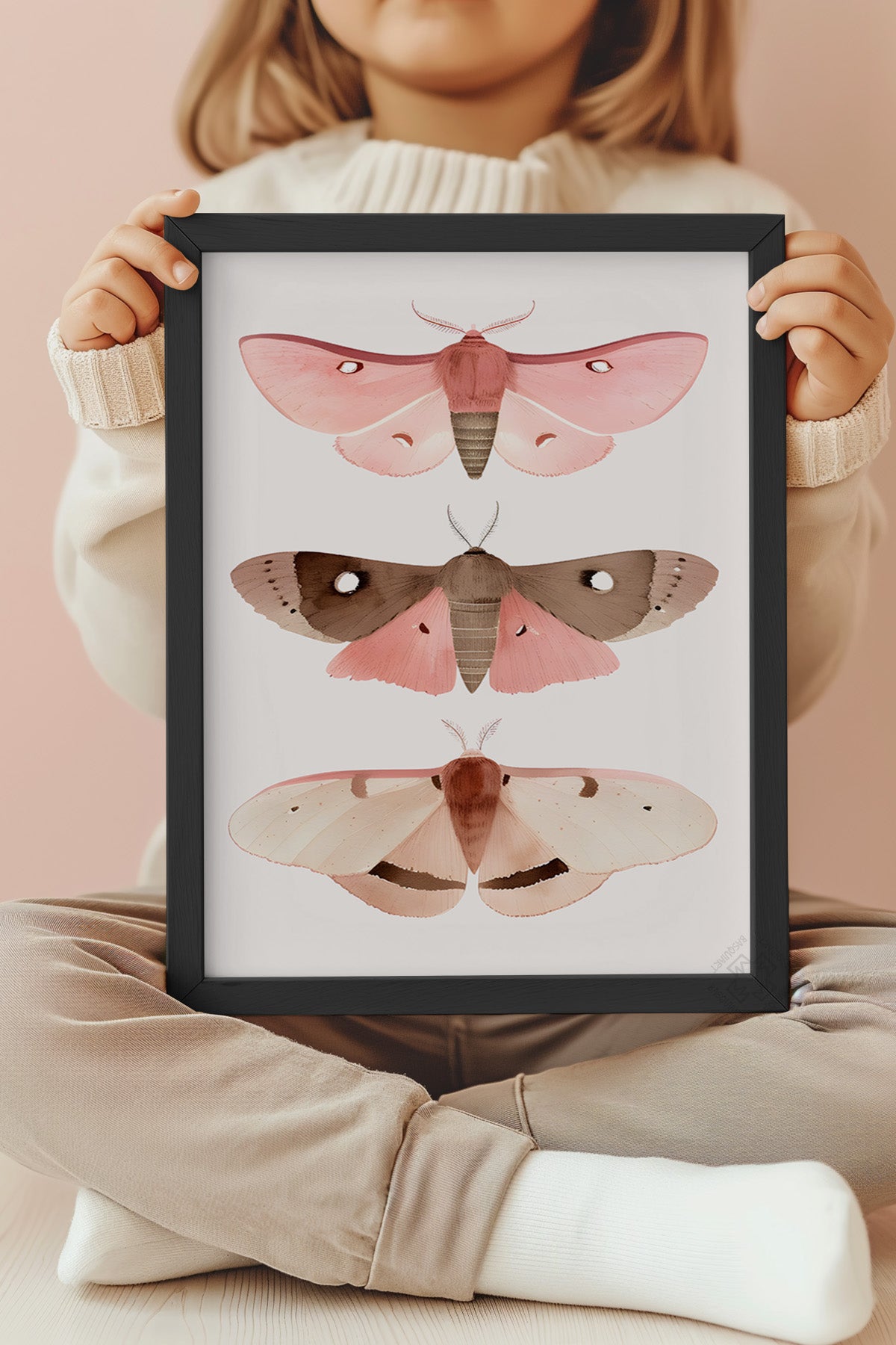 Çocuk Odası, Bebek Odası Siyah Çerçeveli Poster, Tablo No:76
