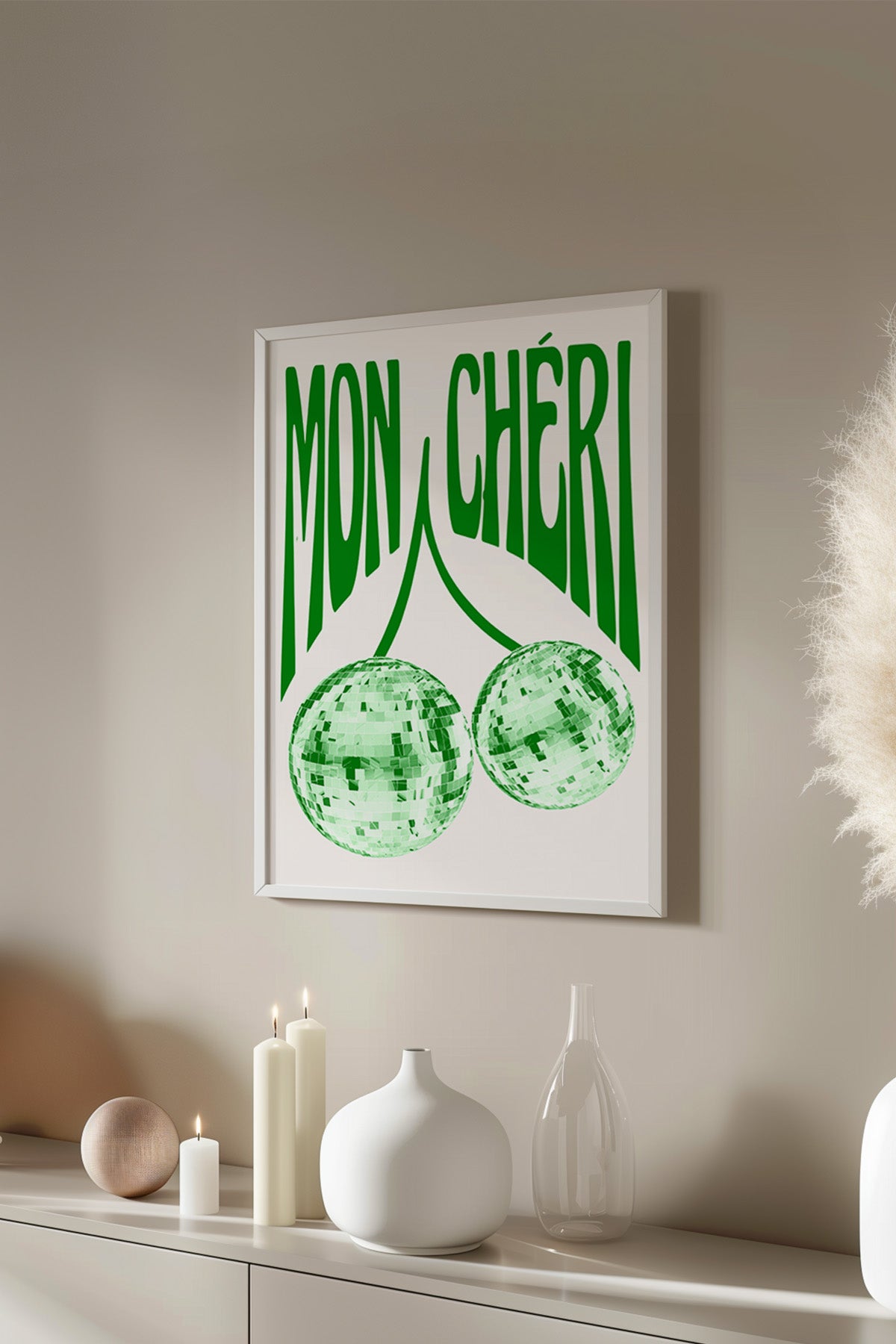 Lucky You Serisi Beyaz Çerçeveli Poster, Tablo Duvar Dekoru No:132