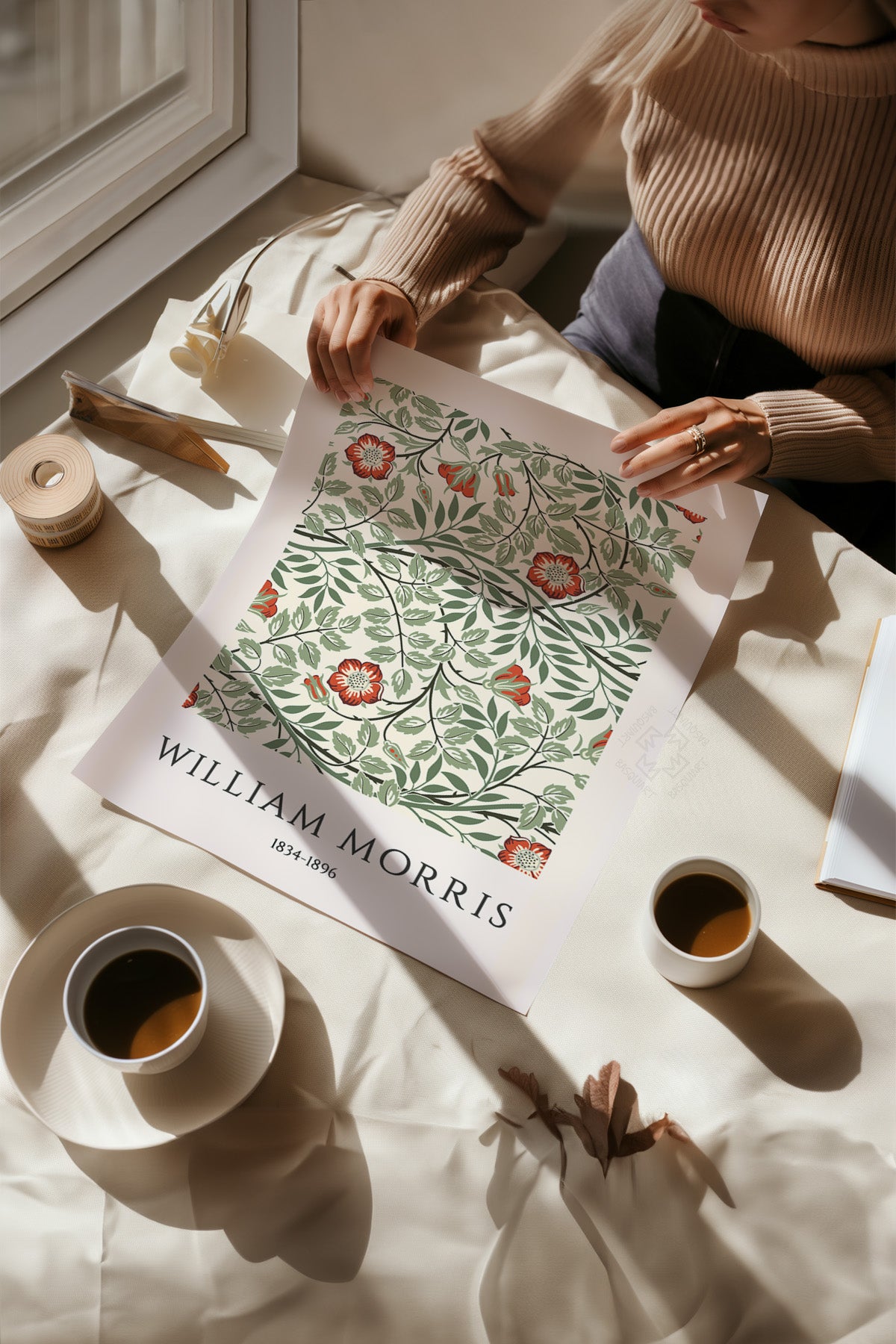 William Morris 2'li Poster Seti, Duvar Dekoru No:21