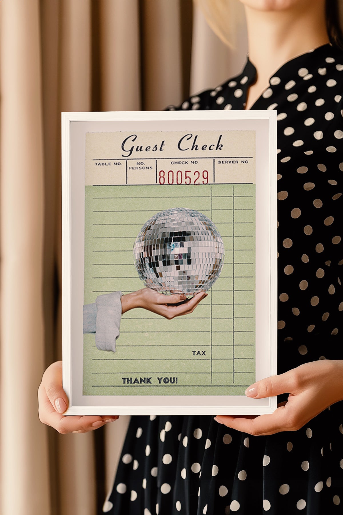 Lucky You Serisi Beyaz Çerçeveli Poster, Tablo Duvar Dekoru No:135