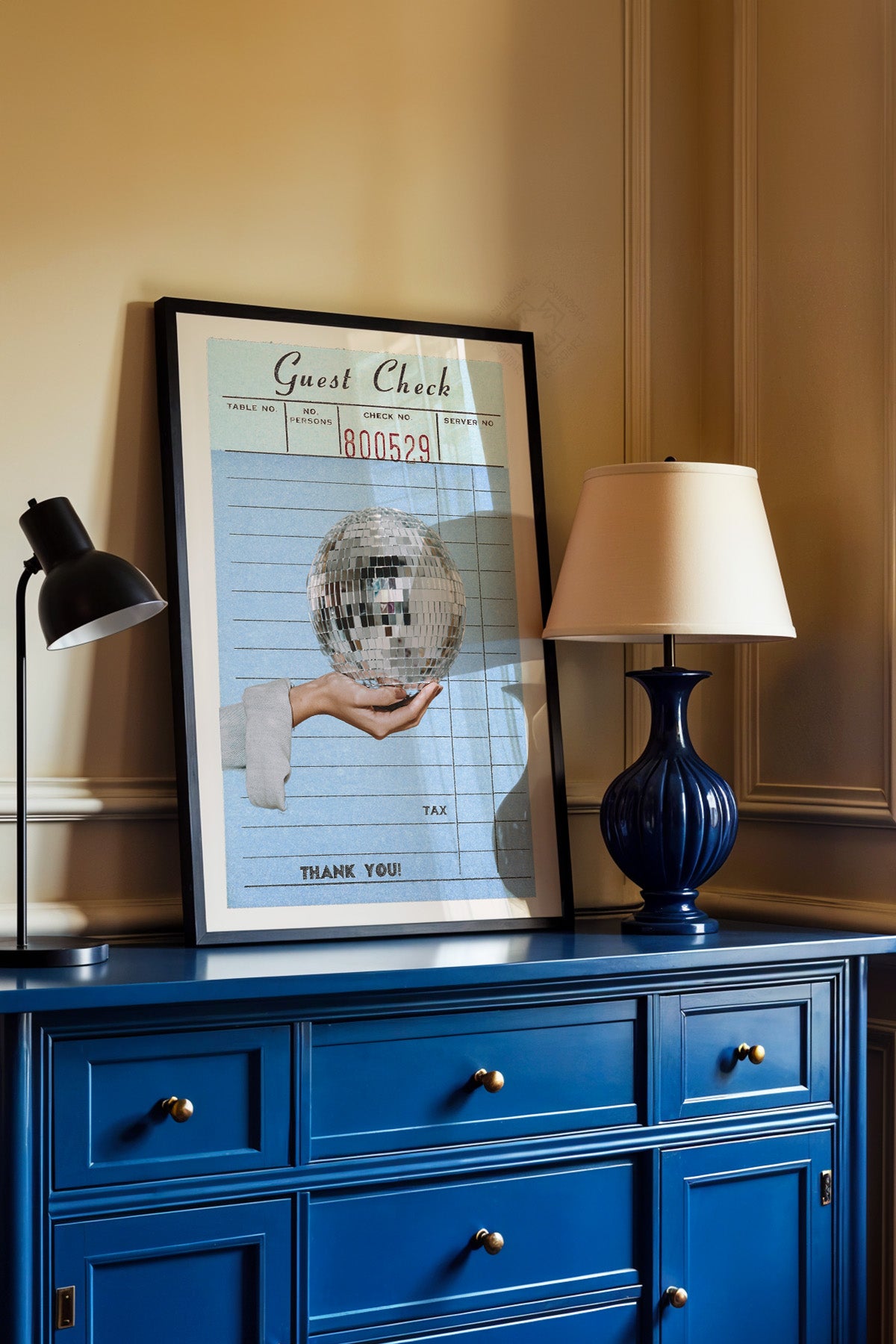 Lucky You Serisi Siyah Çerçeveli Poster, Tablo Duvar Dekoru No:31