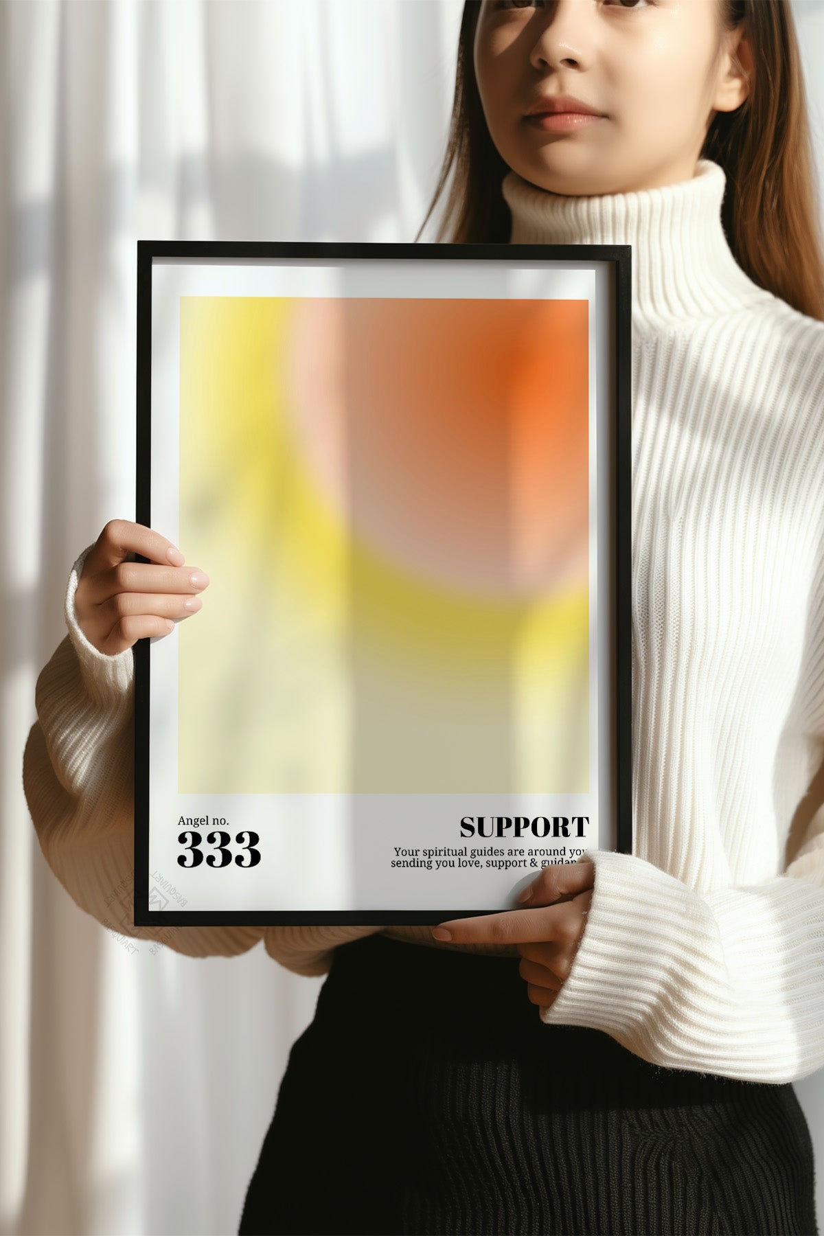 Aura Serisi Siyah Çerçeveli Poster, Tablo No:1