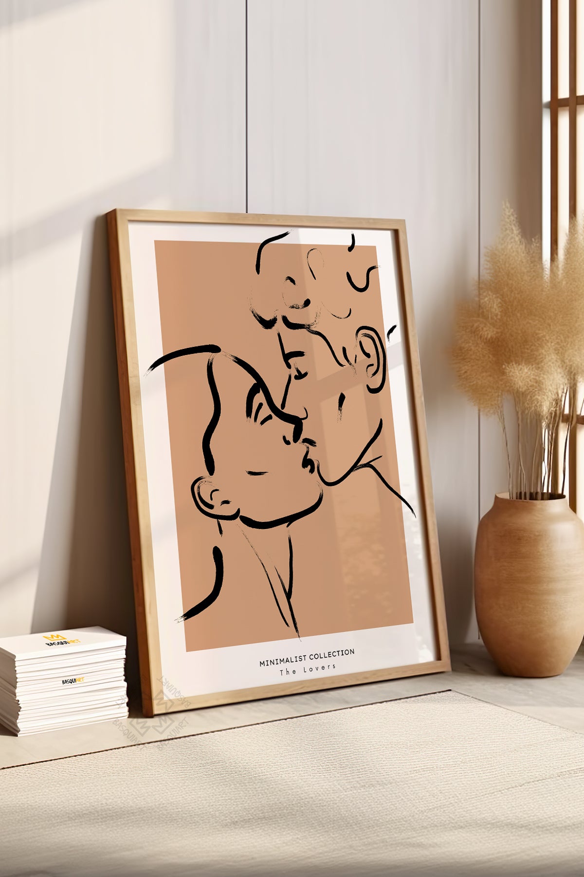 Bohemian Serisi Ahşap Çerçeveli Poster, Tablo No:105