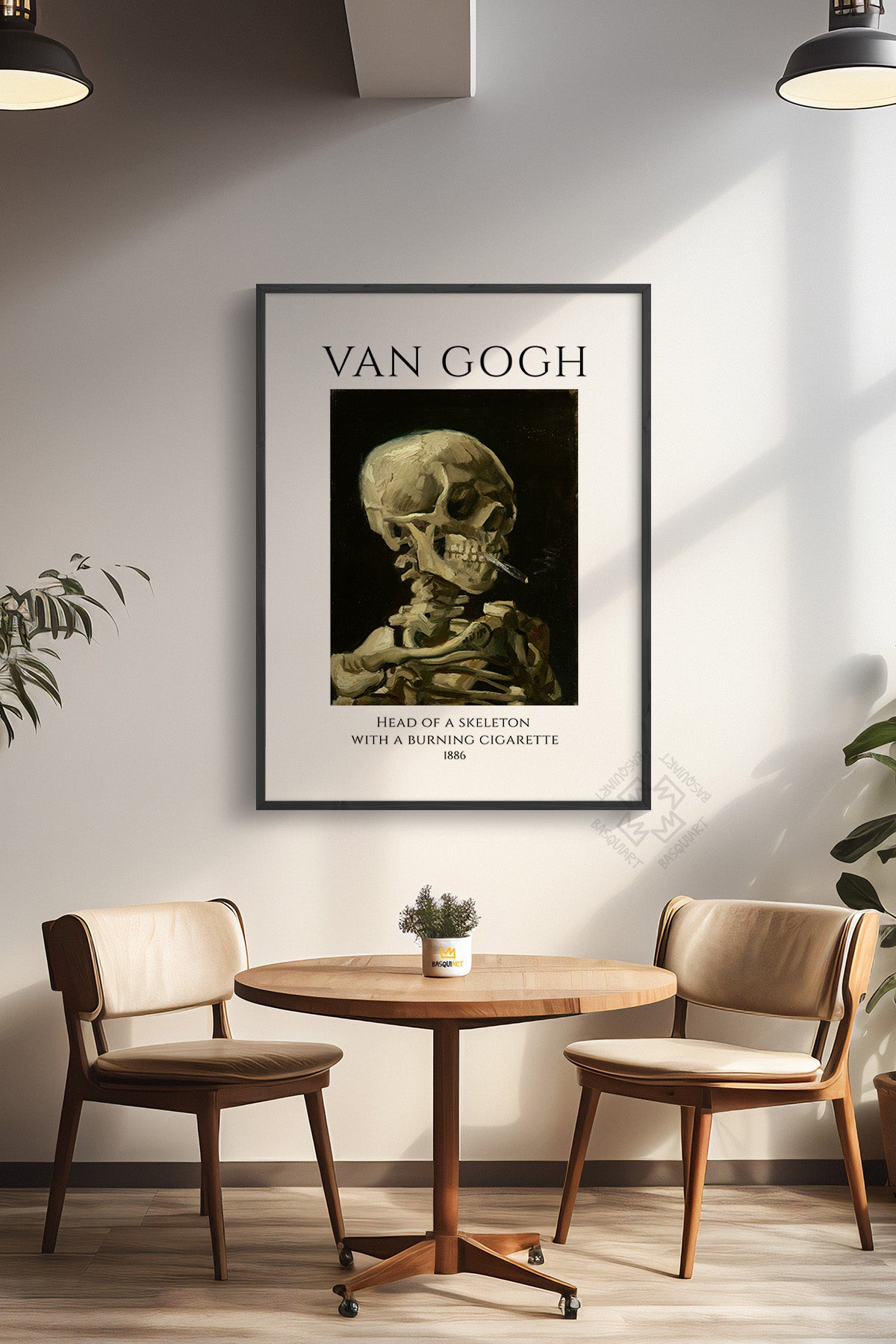 Vincent Van Gogh Serisi Siyah Çerçeveli Poster, Tablo Duvar Dekoru No:24