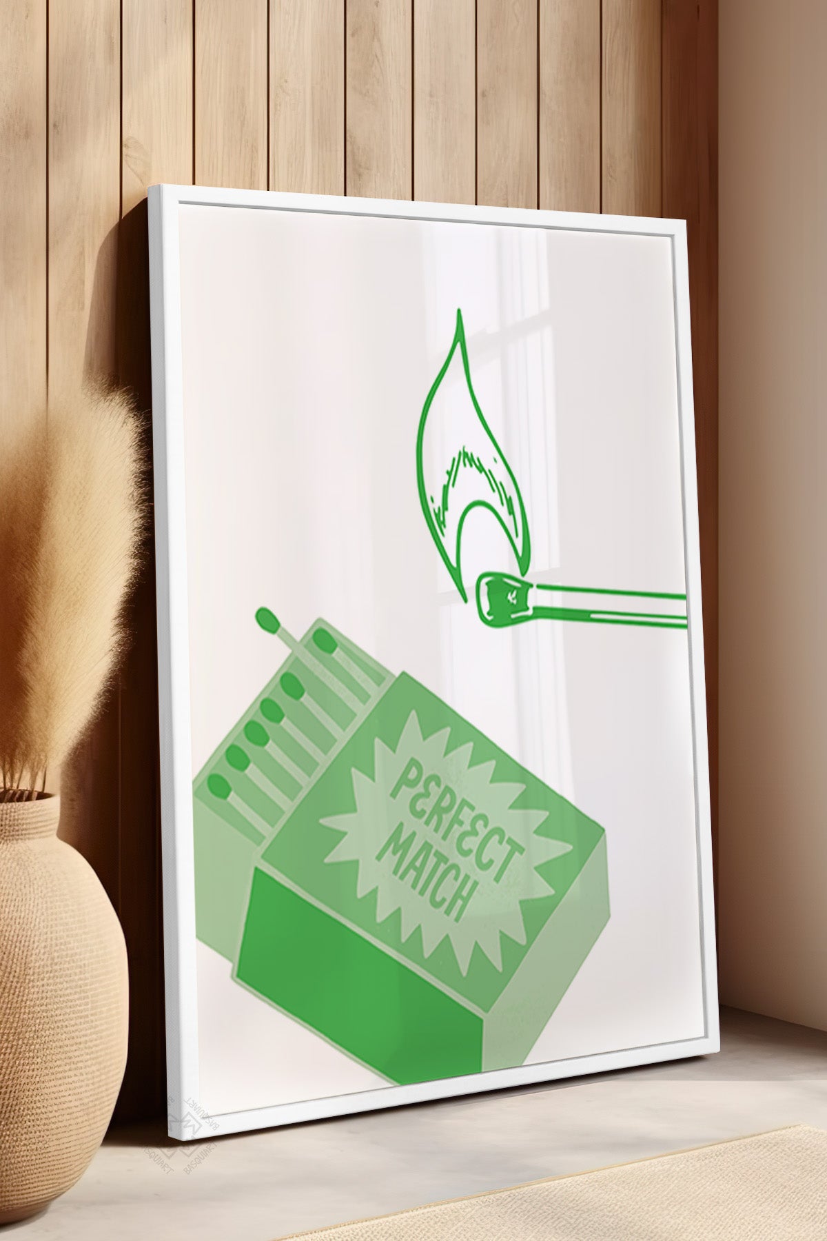 Lucky You Serisi Beyaz Çerçeveli Poster, Tablo Duvar Dekoru No:129