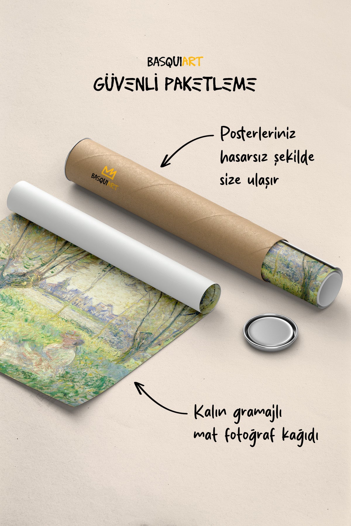 Monet Sanatsal 6'lı Poster Seti, Duvar Dekoru No:4