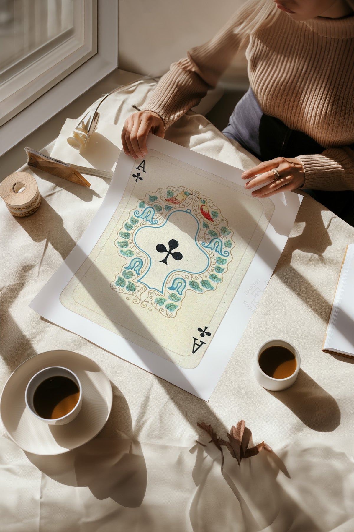 Kare As 4'lü Poster Seti, Duvar Dekoru No:62