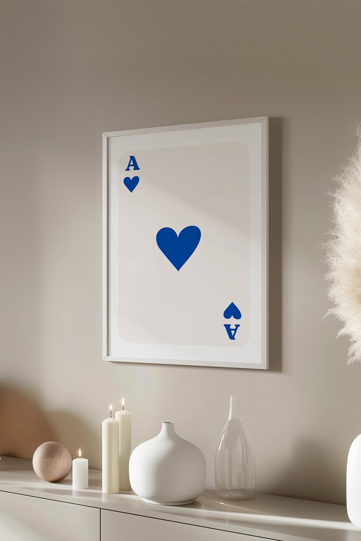 Lucky You Serisi Beyaz Çerçeveli Poster, Tablo Duvar Dekoru No:34
