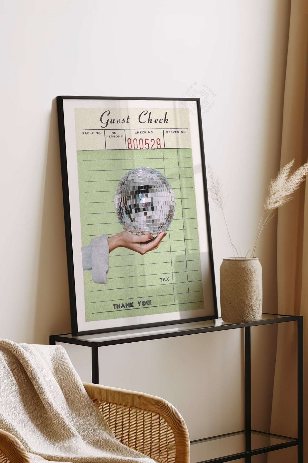 Lucky You Serisi Siyah Çerçeveli Poster, Tablo Duvar Dekoru No:135
