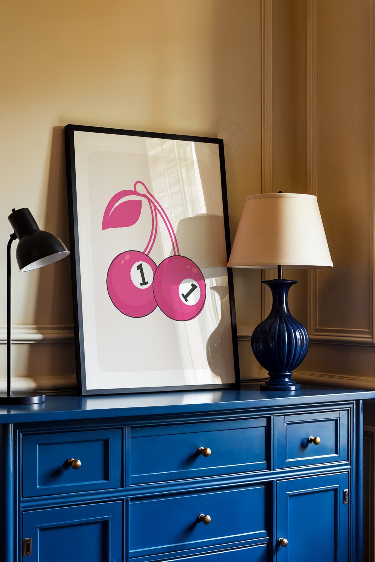 Lucky You Serisi Siyah Çerçeveli Poster, Tablo Duvar Dekoru No:52