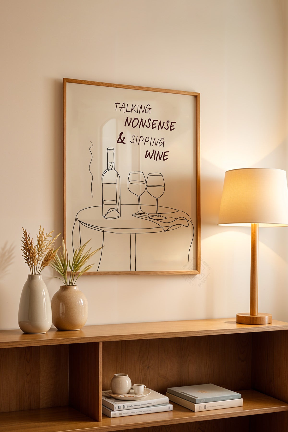 Kokteyl Serisi Ahşap Çerçeveli Poster, Tablo, Cafe, Restoran, Mutfak Duvar Dekoru No:60