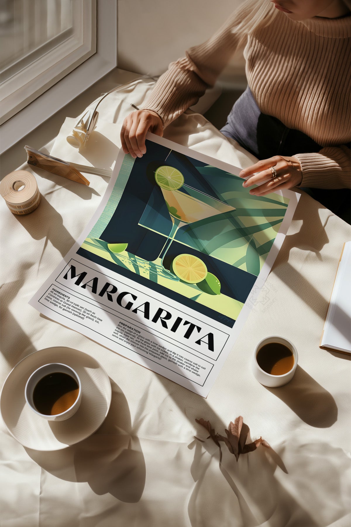 Kokteyl 2'li Poster Seti, Duvar Dekoru No:32