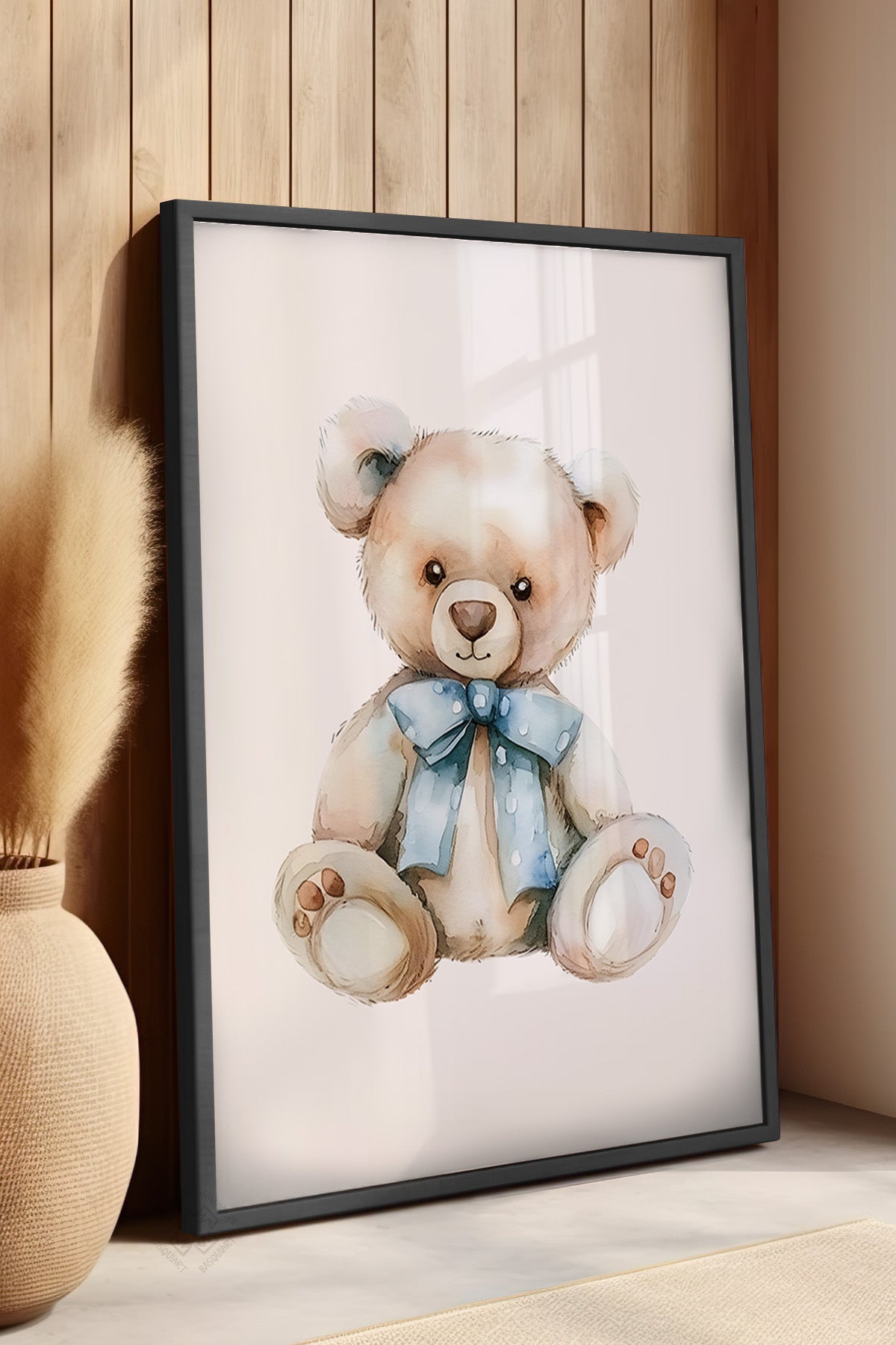 Çocuk Odası, Bebek Odası Siyah Çerçeveli Poster, Tablo No:59