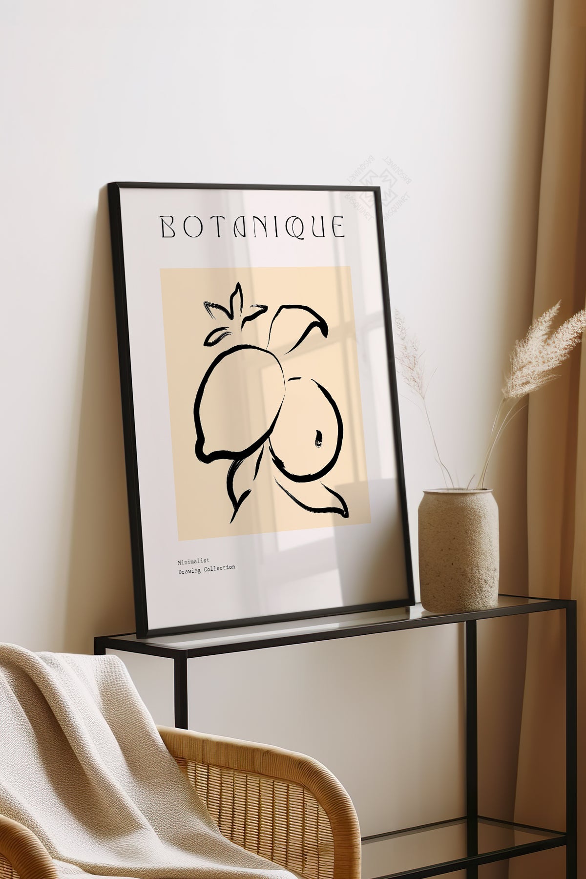 Bohemian Serisi Siyah Çerçeveli Poster, Tablo No:128